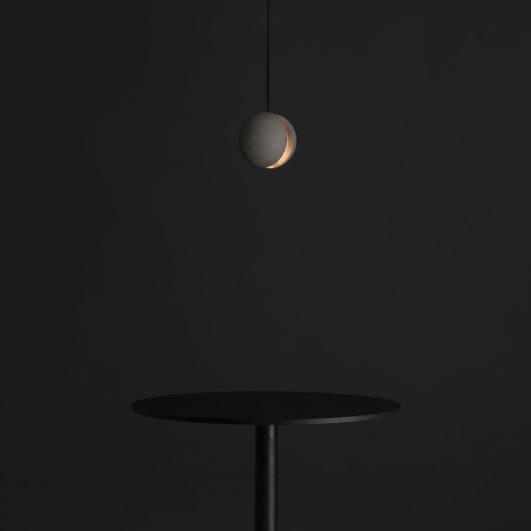 Moon Concrete Pendant Lamp - Letslighting