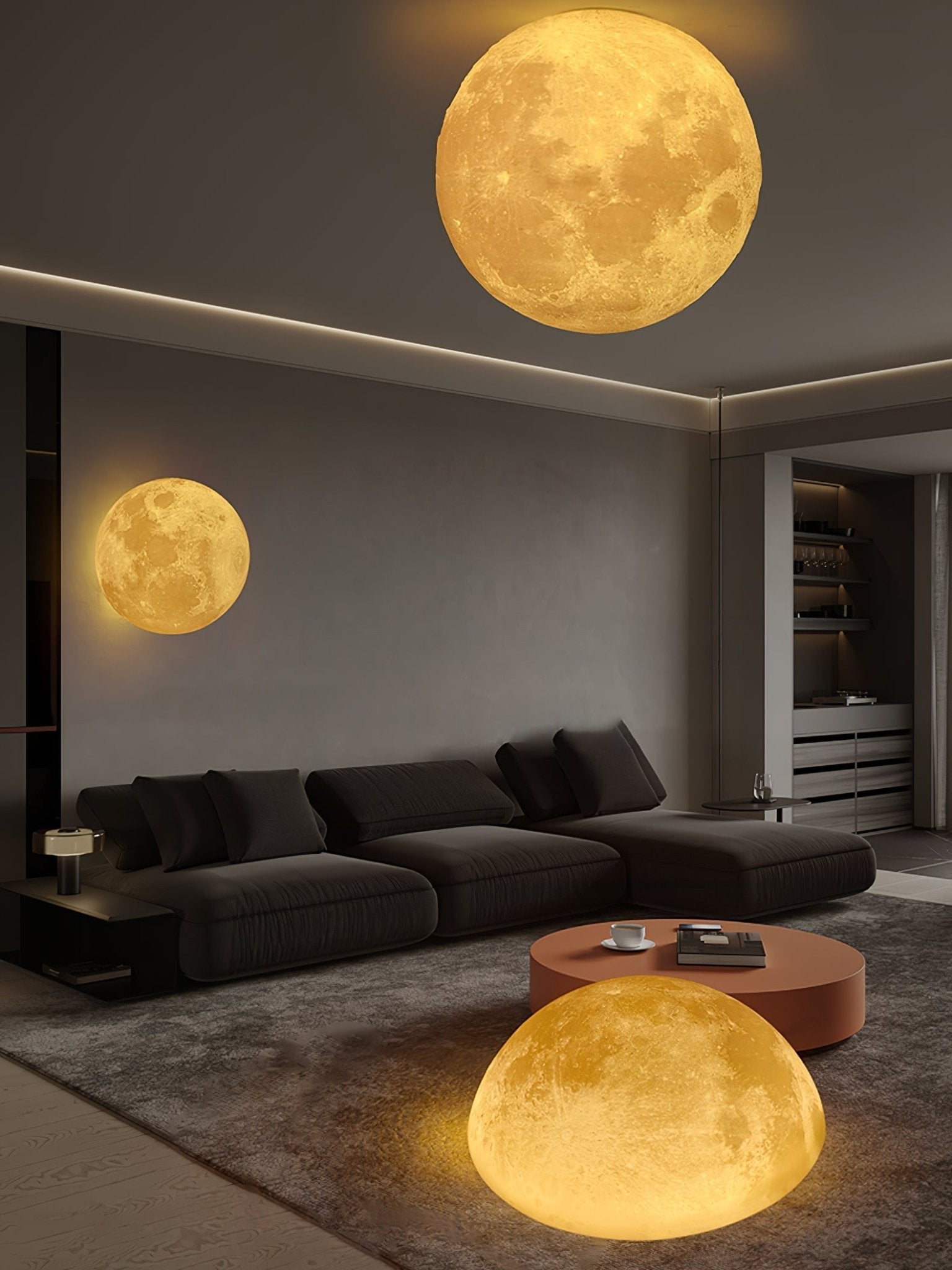Moon 3D Wall Lamp - Letslighting