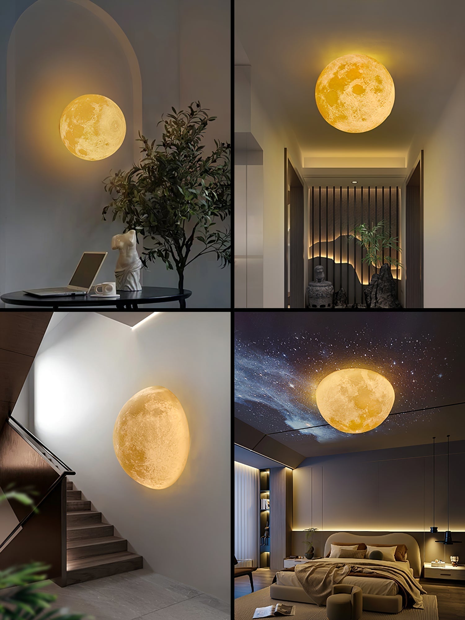 Moon 3D Wall Lamp - Letslighting