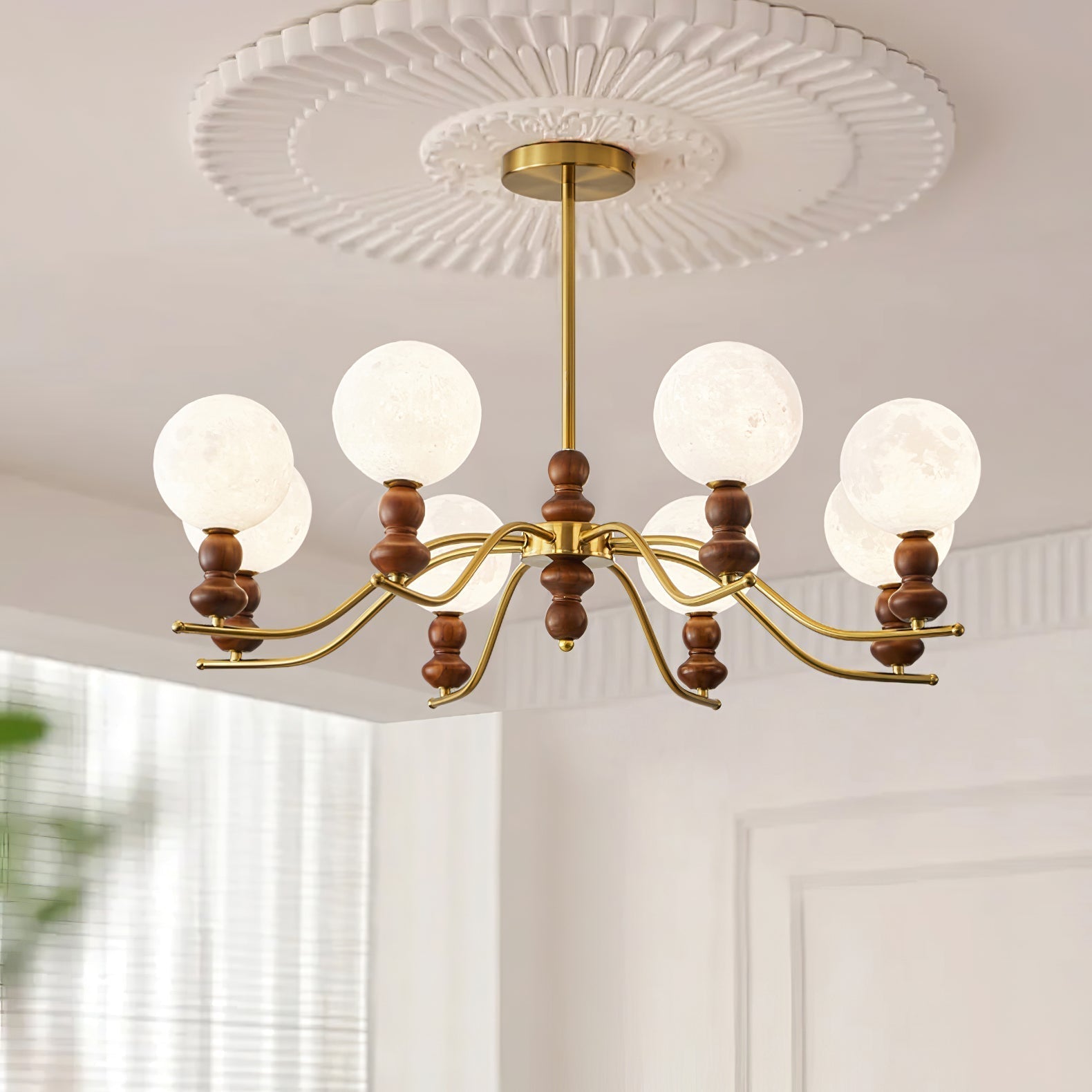 Moonlit Globe Chandelier - Letslighting