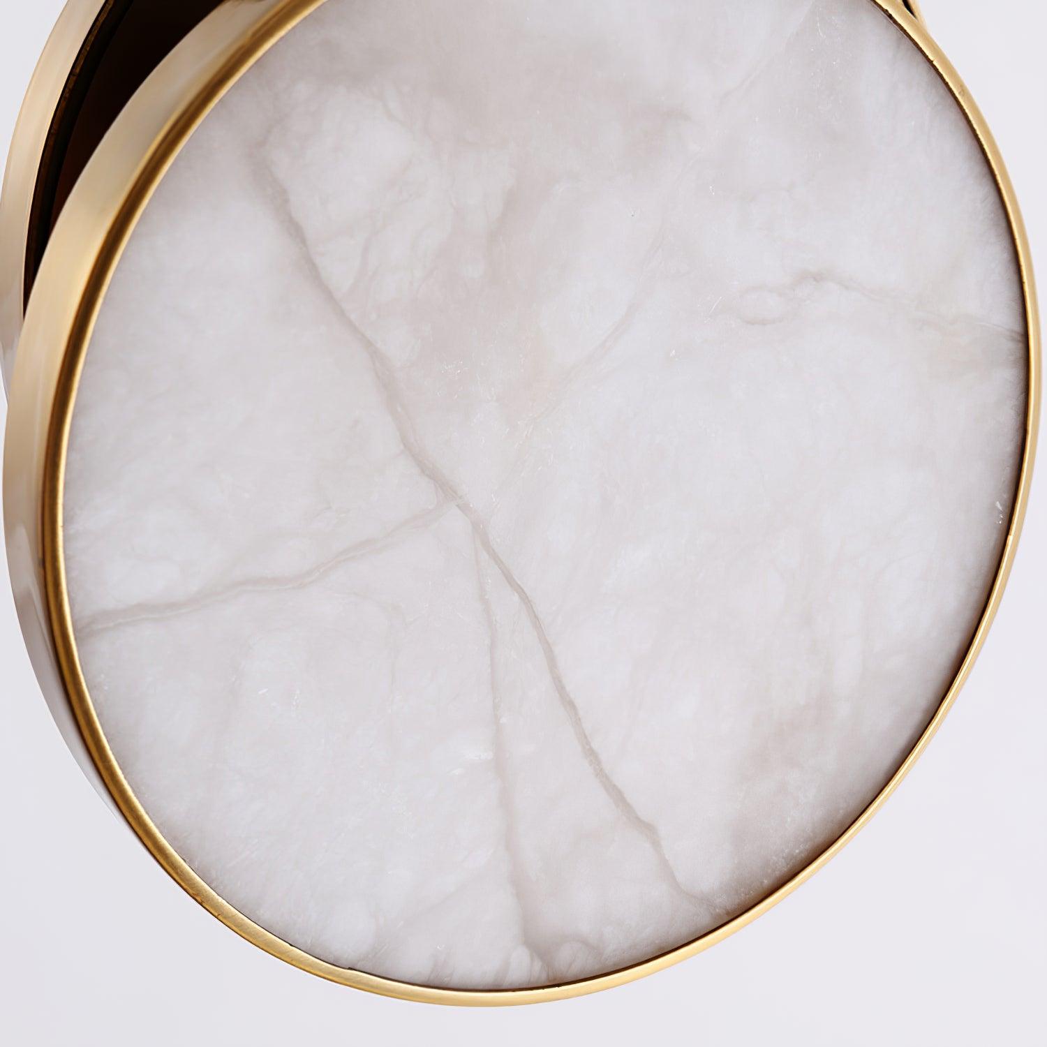 Synoryra Dual Disc Alabaster Pendant Light - Letslighting