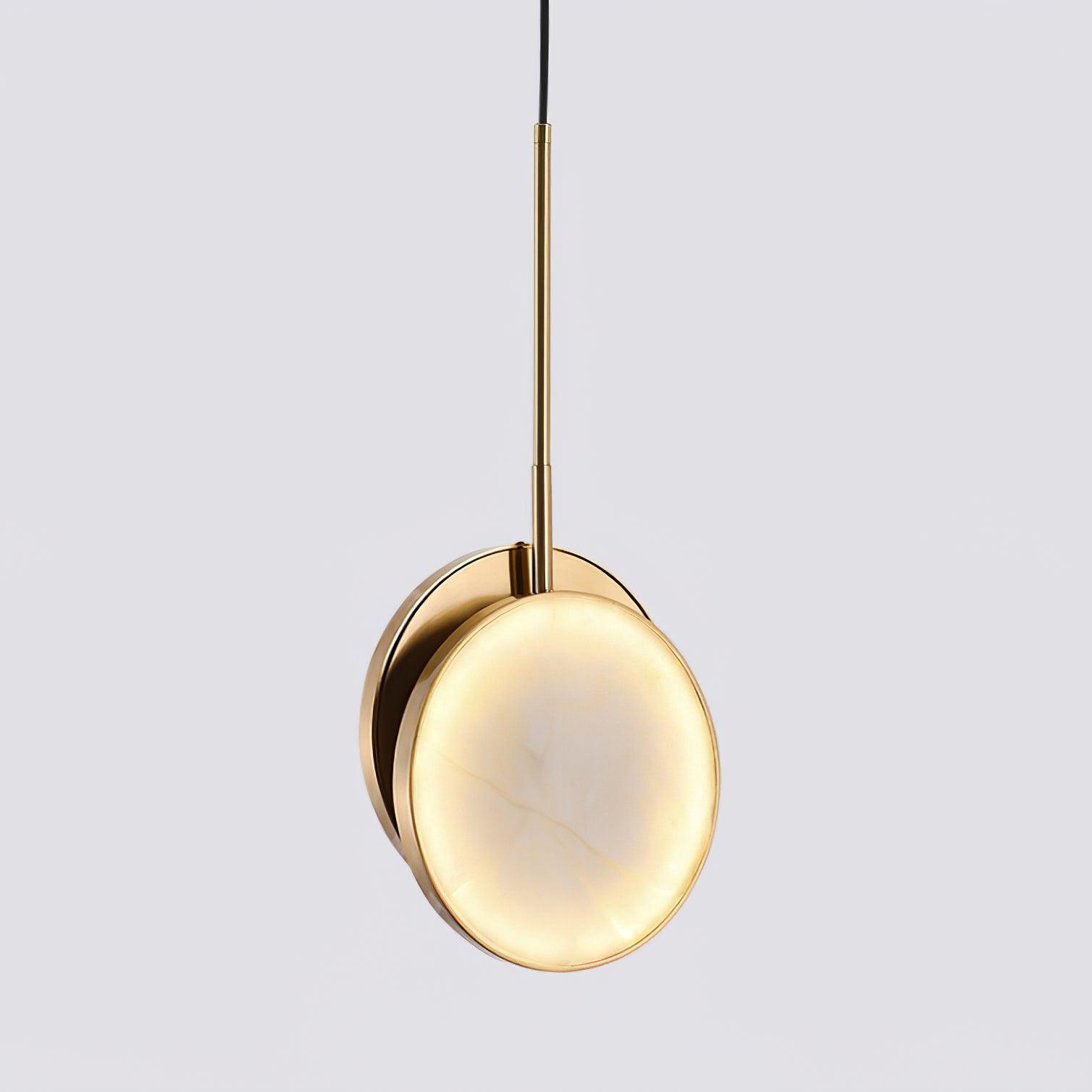 Synoryra Dual Disc Alabaster Pendant Light - Letslighting