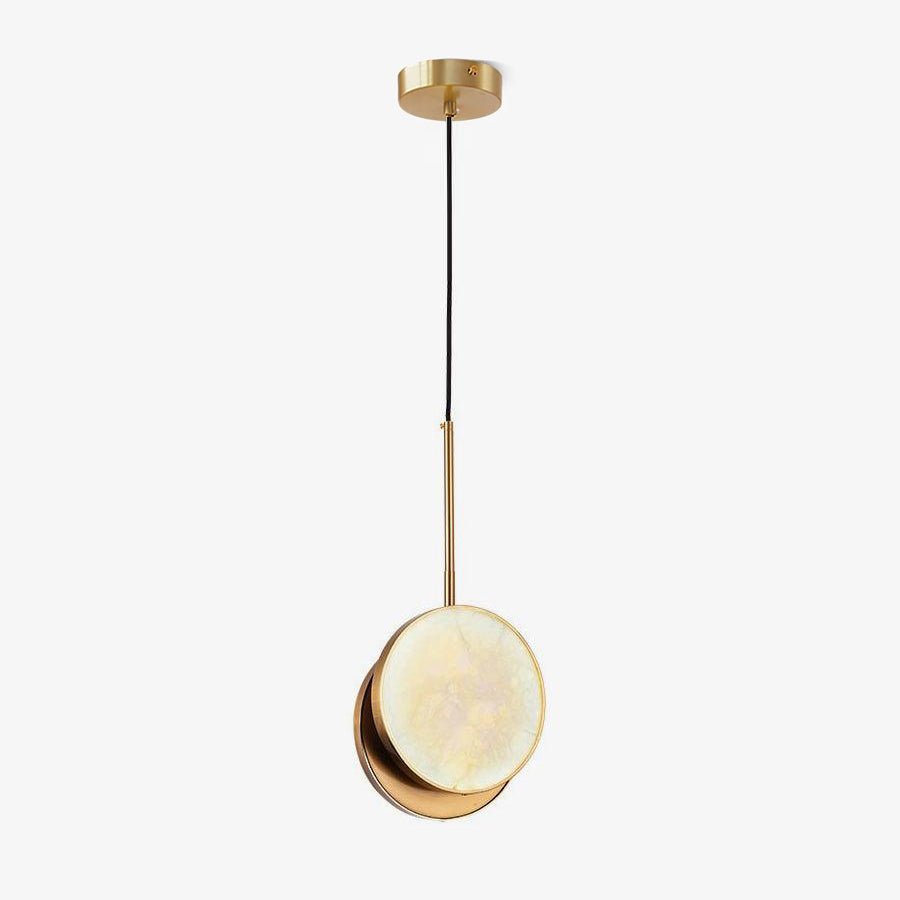Synoryra Dual Disc Alabaster Pendant Light - Letslighting