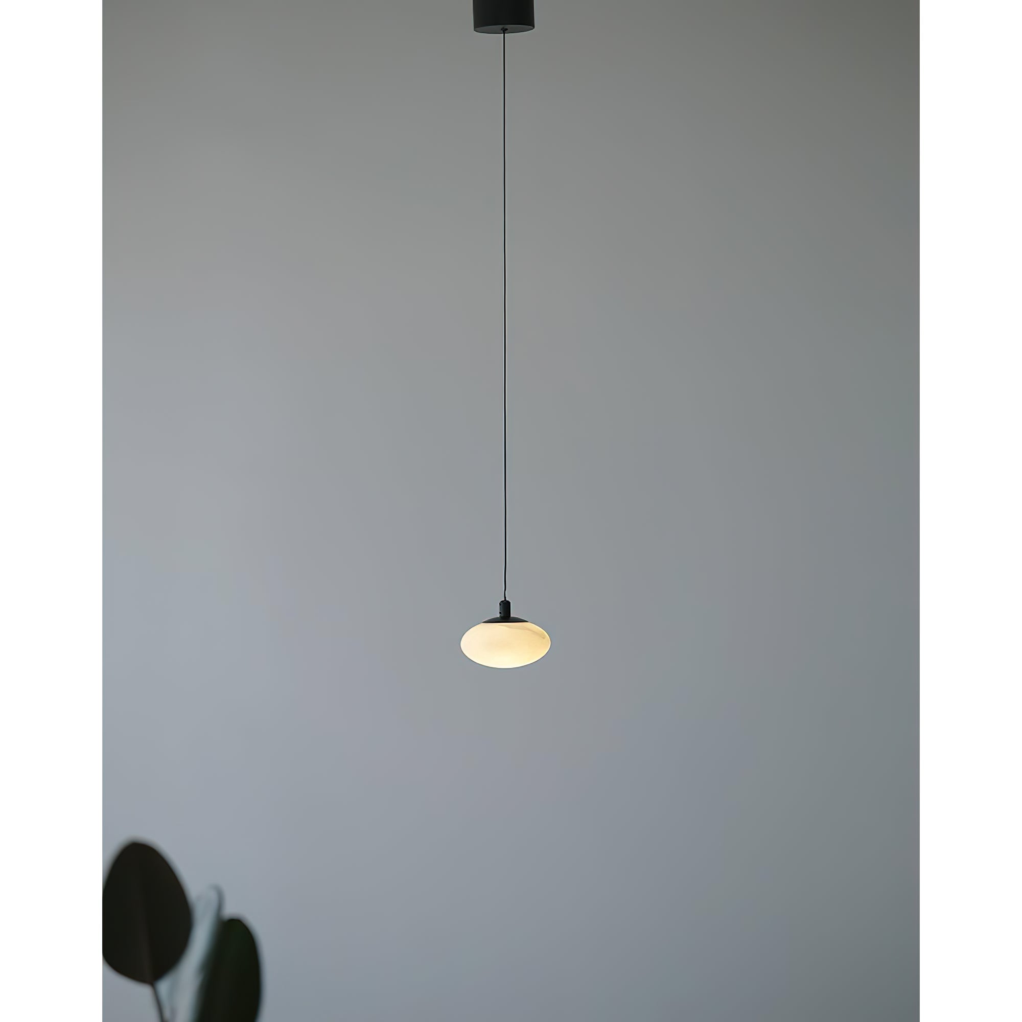 Cuthean Modern Minimalist Brass Alabaster Pendant Lamp - Lamp Copper