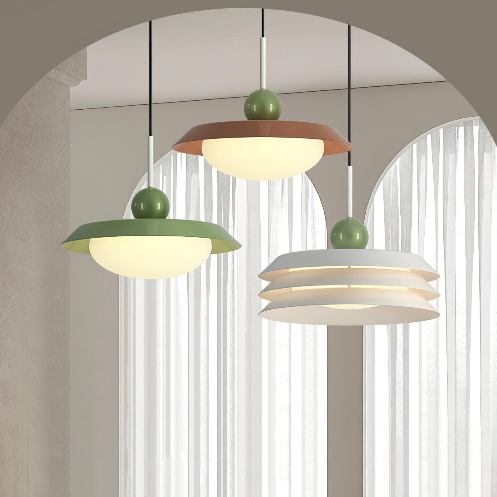 Morandi Layered Pendant Lamp - Letslighting