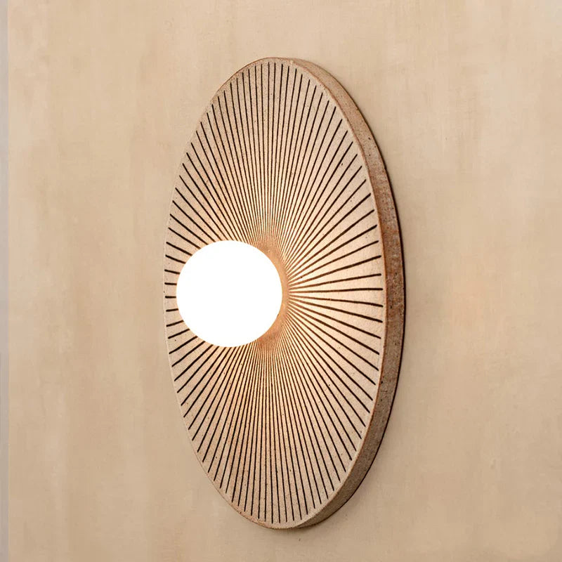 Skyler Geometric Resin Glass Wall Lamp