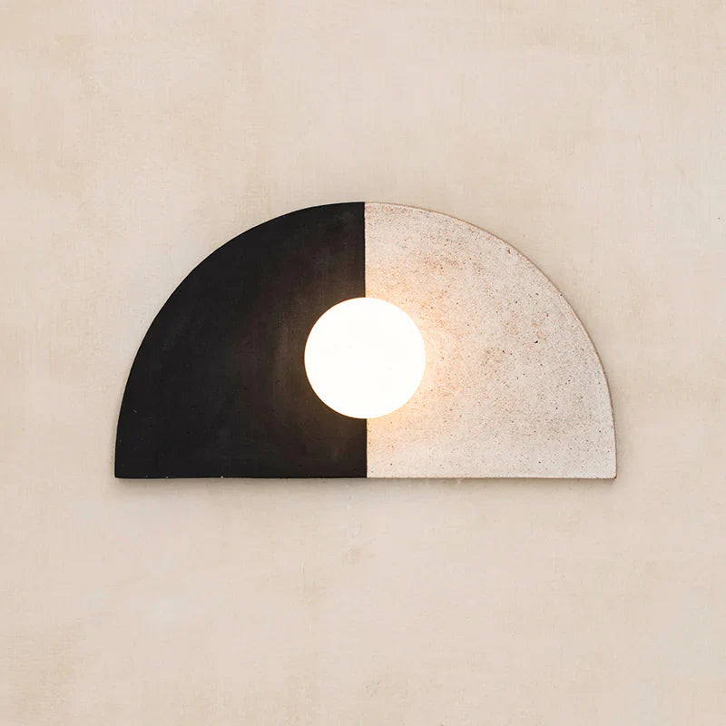 Skyler Geometric Resin Glass Wall Lamp