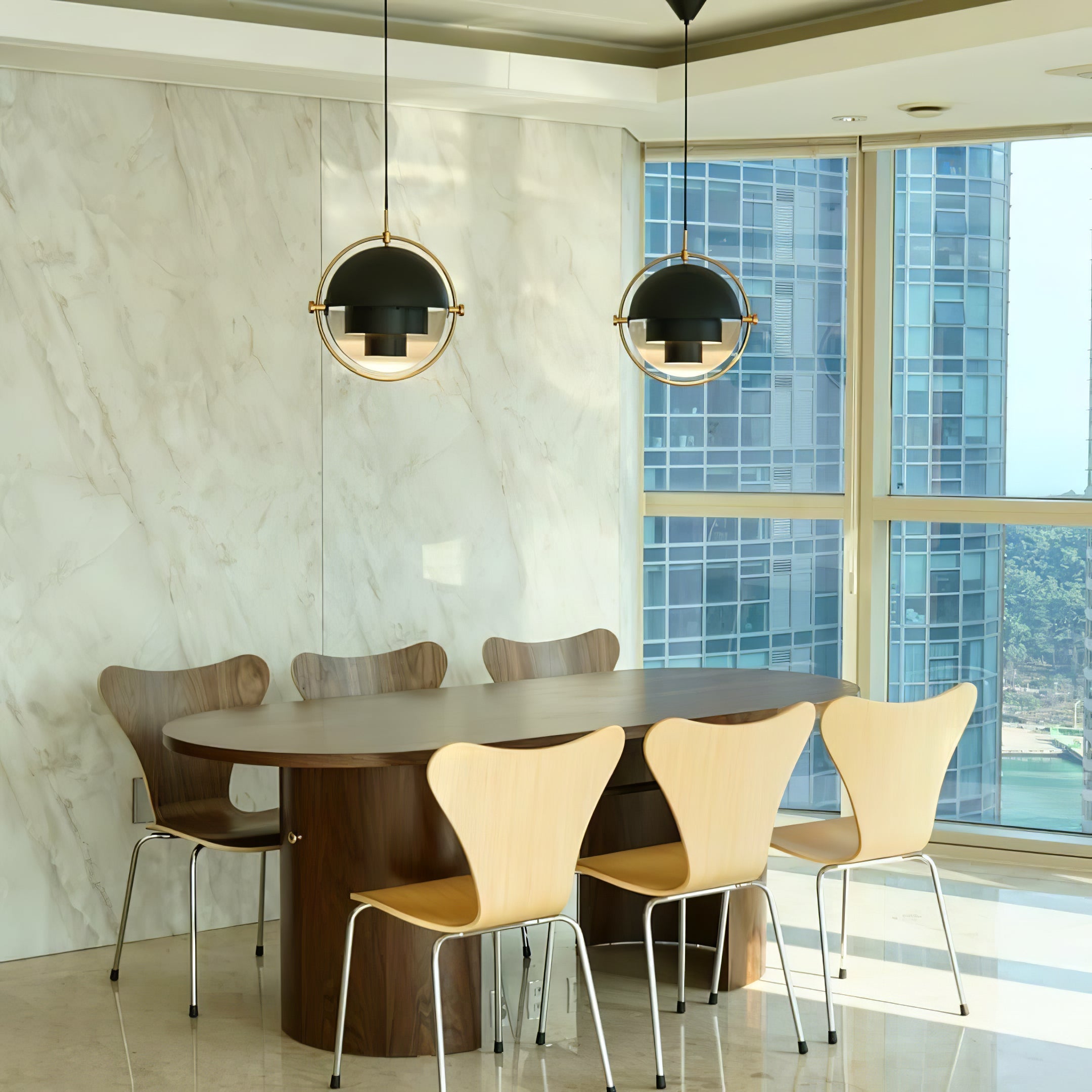 Deformed Ball Pendant Light - Letslighting