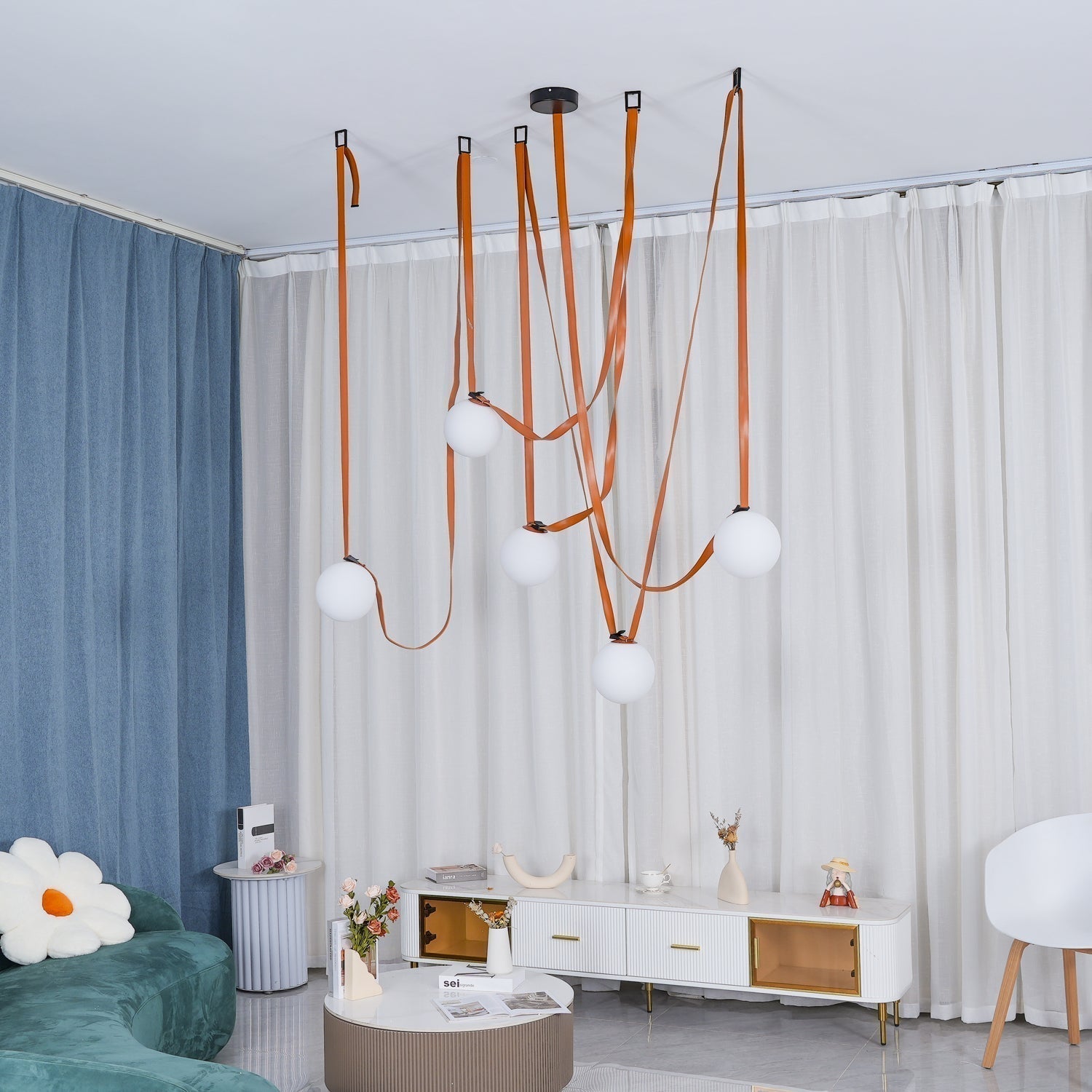 Multiple Belt Art Pendant Light - Letslighting