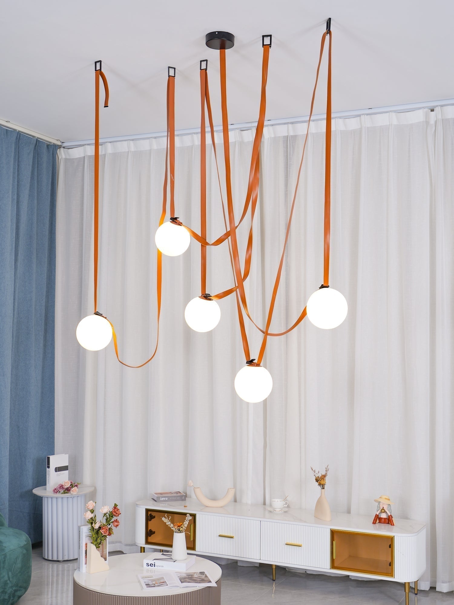 Multiple Belt Art Pendant Light - Letslighting