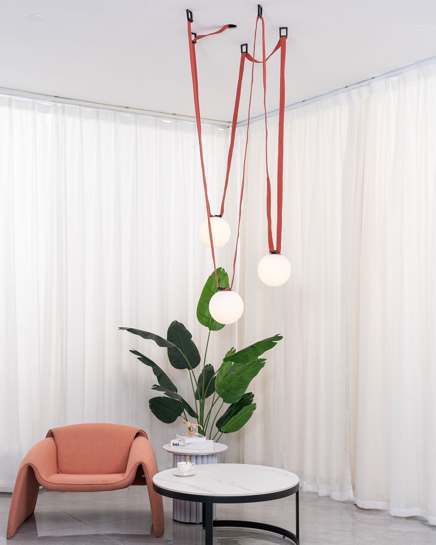 Multiple Belt Art Pendant Light - Letslighting