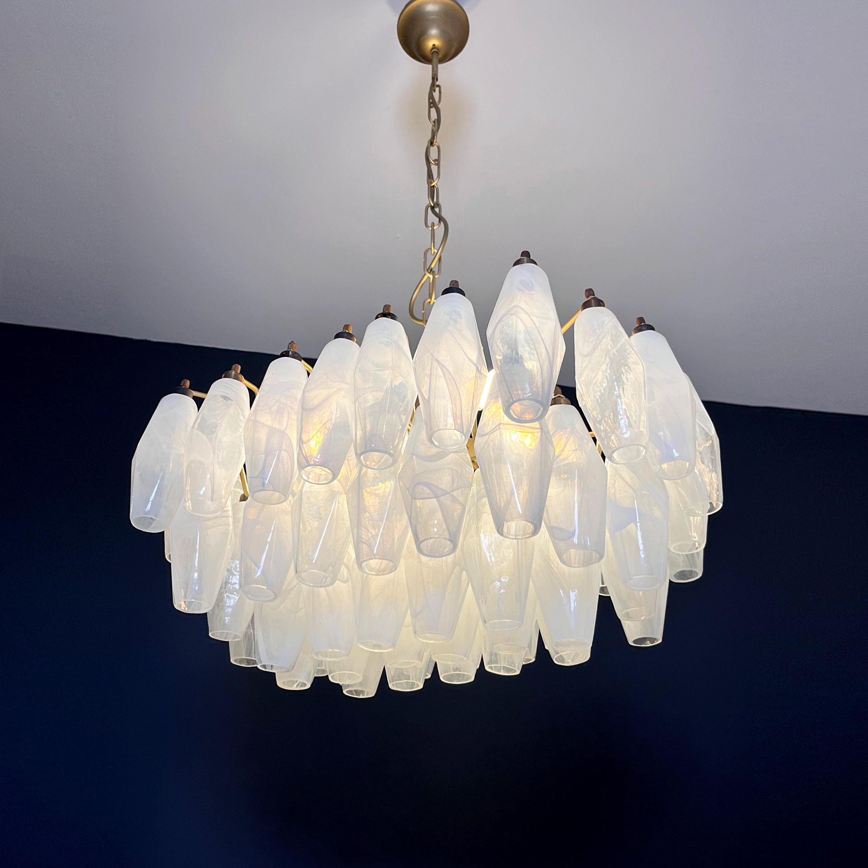 Ardoriel Postmodern Luxury Poliedri Alabaster Chandelier - Lamp Copper