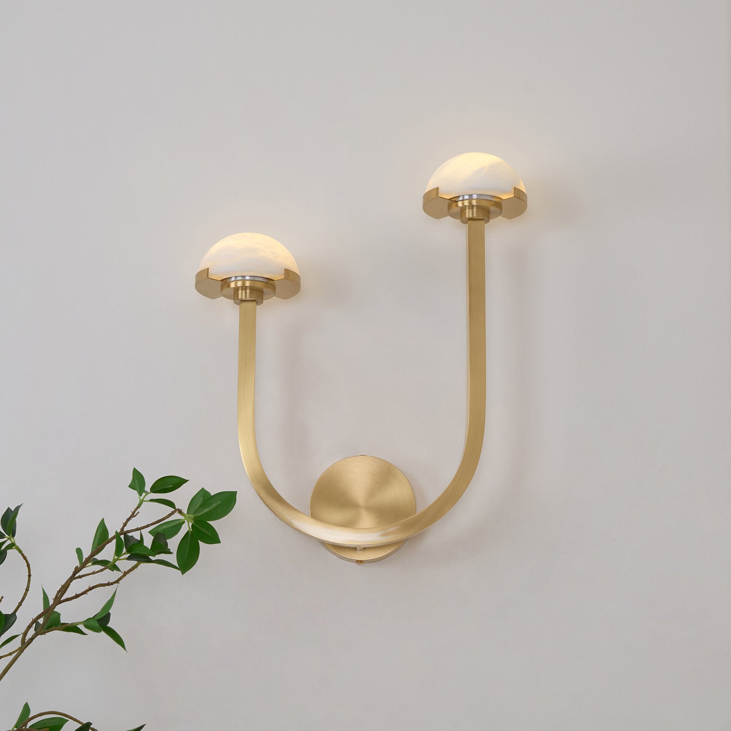 Vitalira Double Alabaster Wall Light - Letslighting