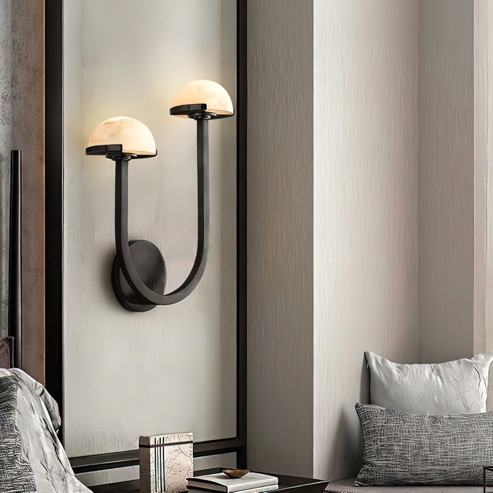 Vitalira Double Alabaster Wall Light - Letslighting