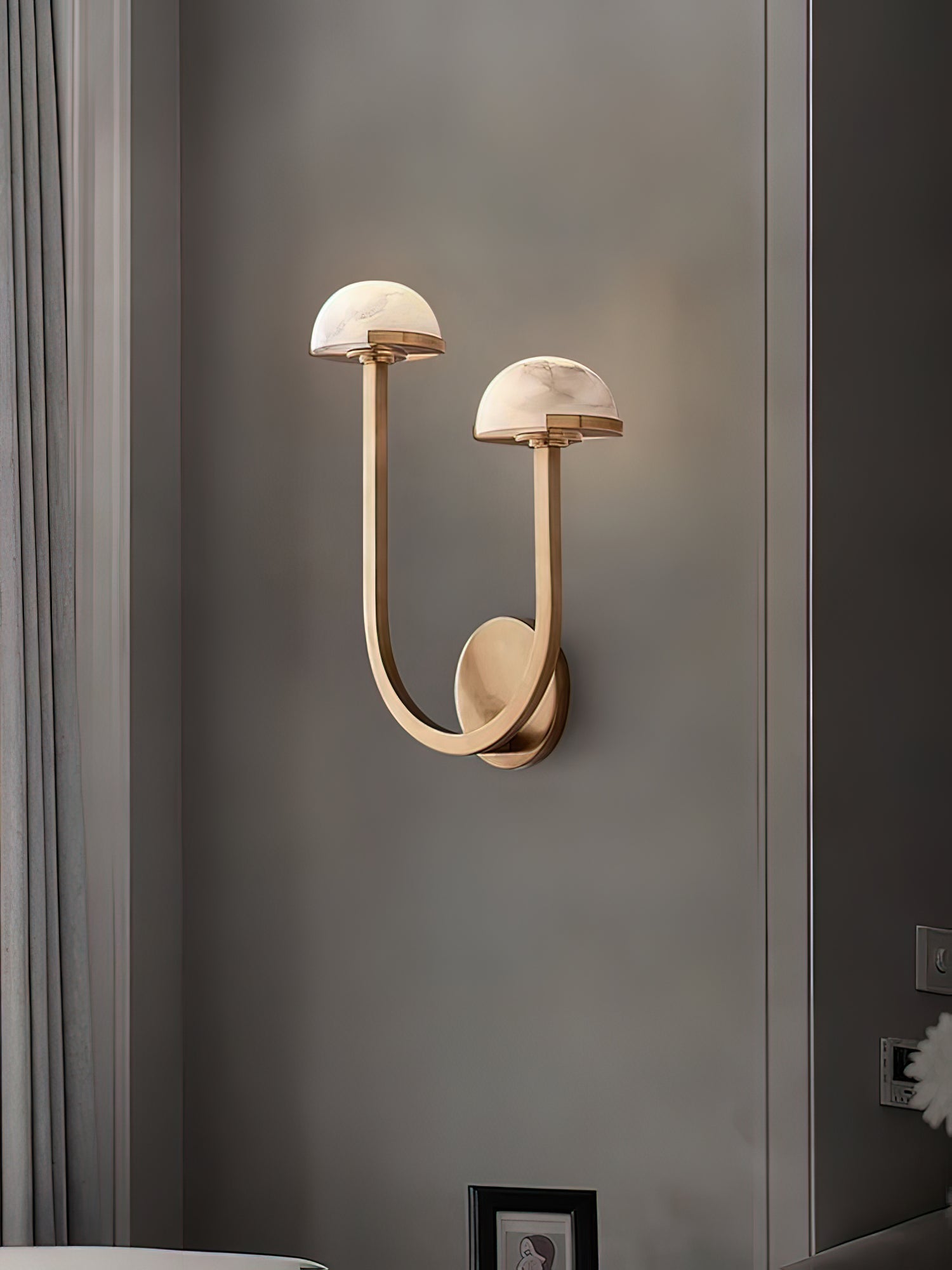 Vitalira Double Alabaster Wall Light - Letslighting