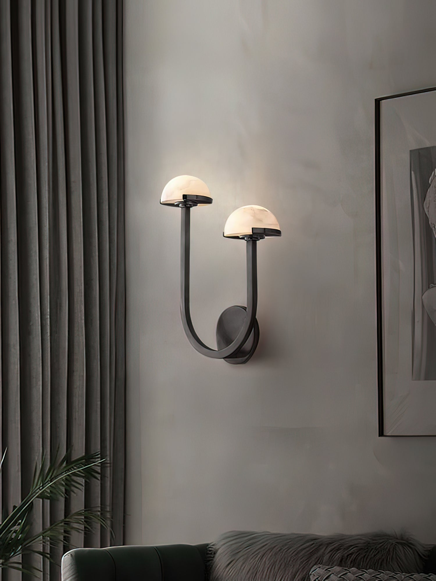 Vitalira Double Alabaster Wall Light - Letslighting