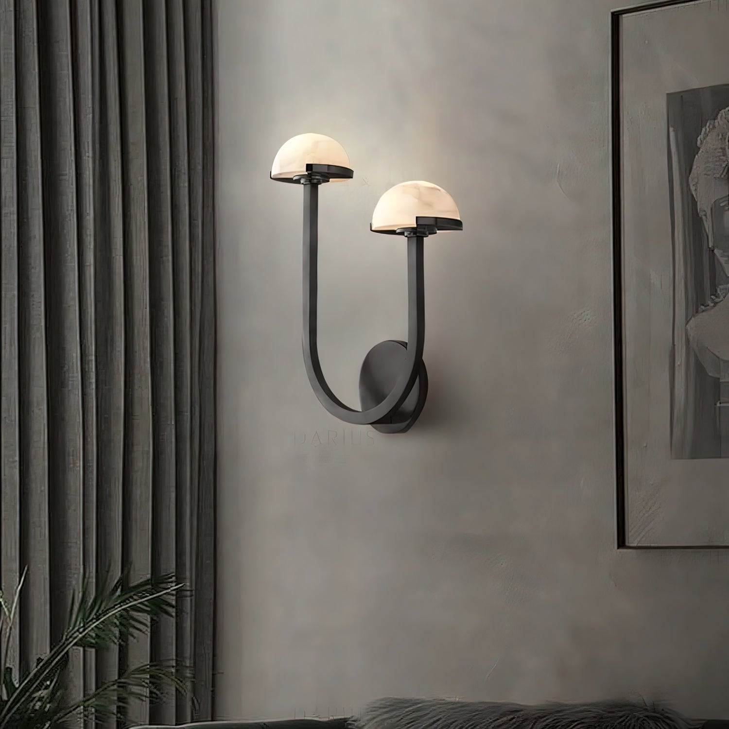 Vitalira Double Alabaster Wall Light - Letslighting