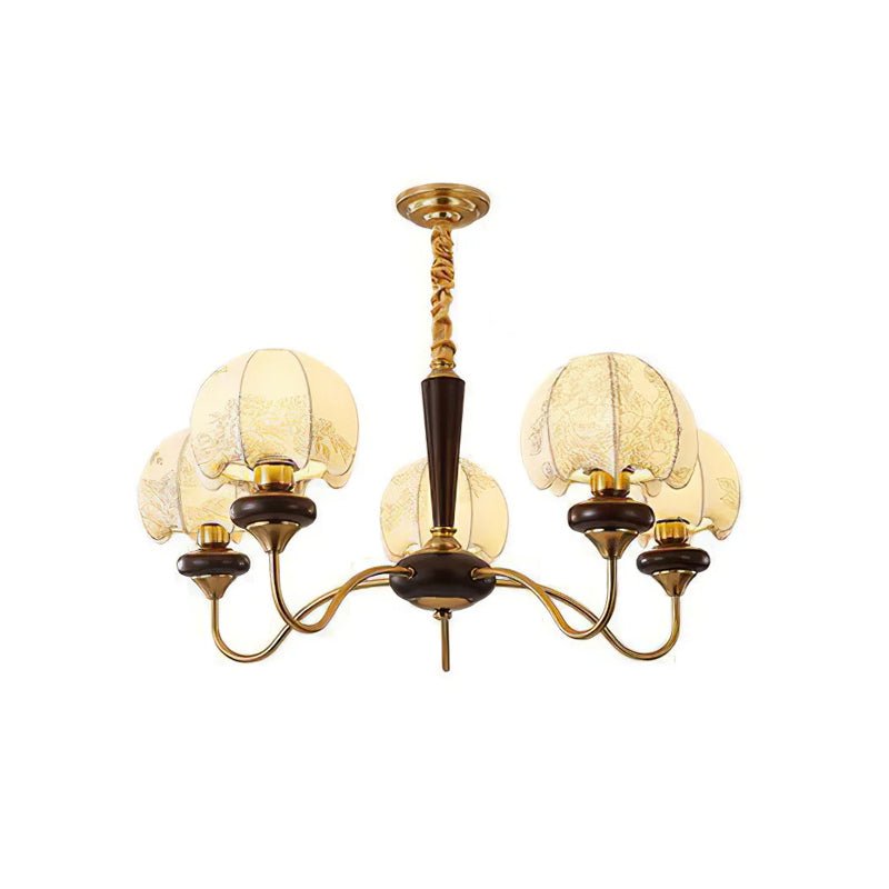 Orchid Vintage Fabric Chandelier - Letslighting