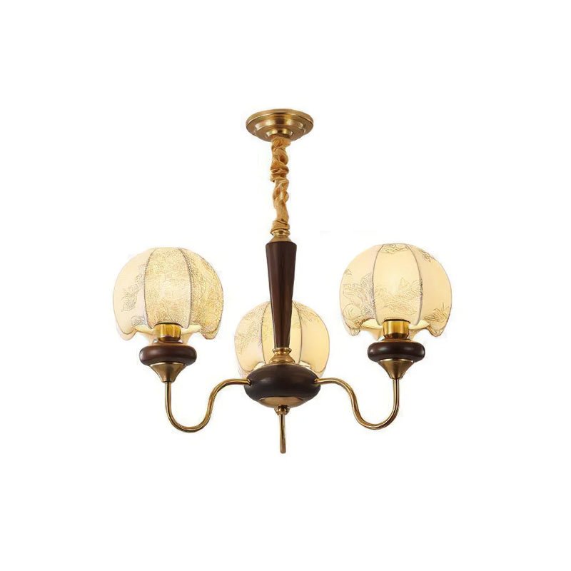 Orchid Vintage Fabric Chandelier - Letslighting