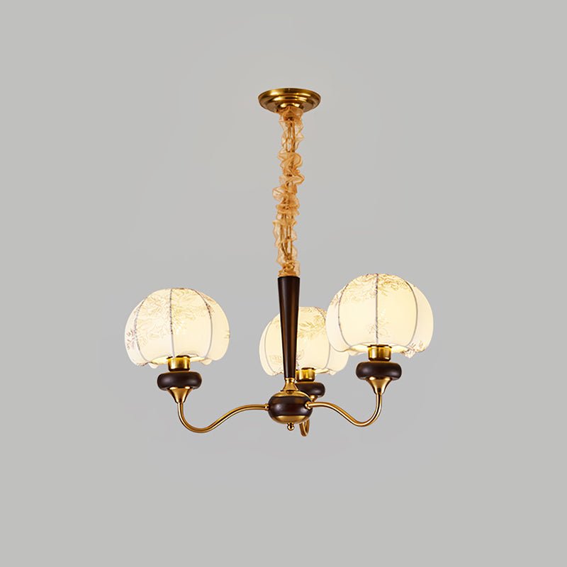 Orchid Vintage Fabric Chandelier - Letslighting