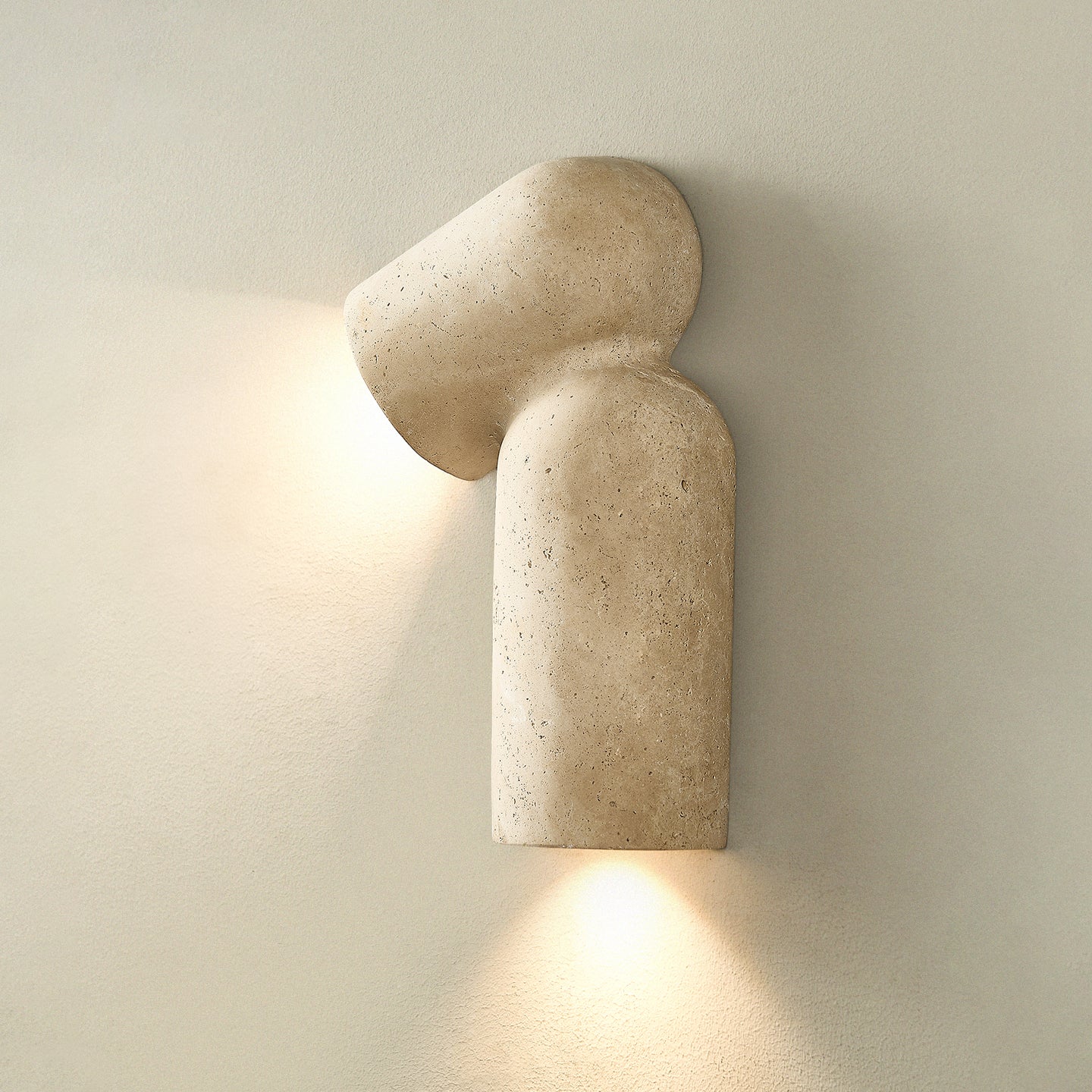 Zeloror Individual Creativity Travertine Wall Lamp - Lamp Copper