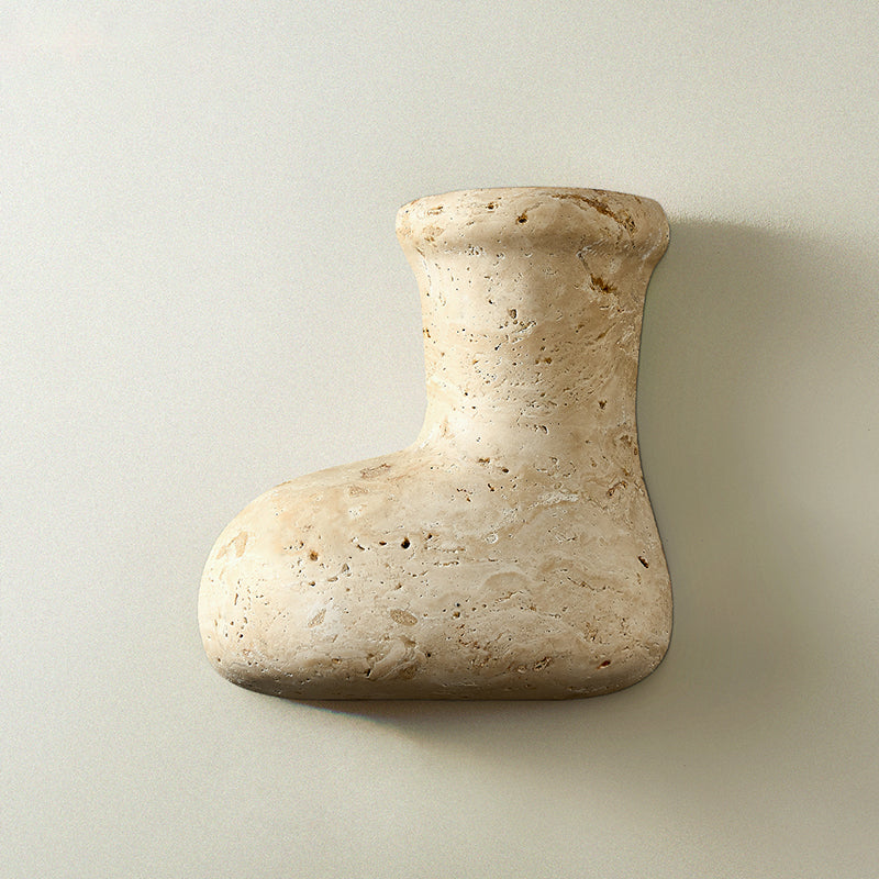 Zeloror Individual Creativity Travertine Wall Lamp - Lamp Copper