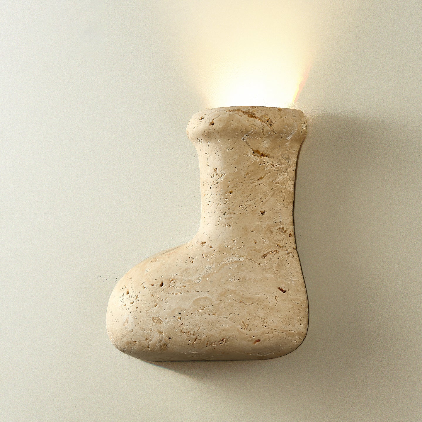 Zeloror Individual Creativity Travertine Wall Lamp - Lamp Copper