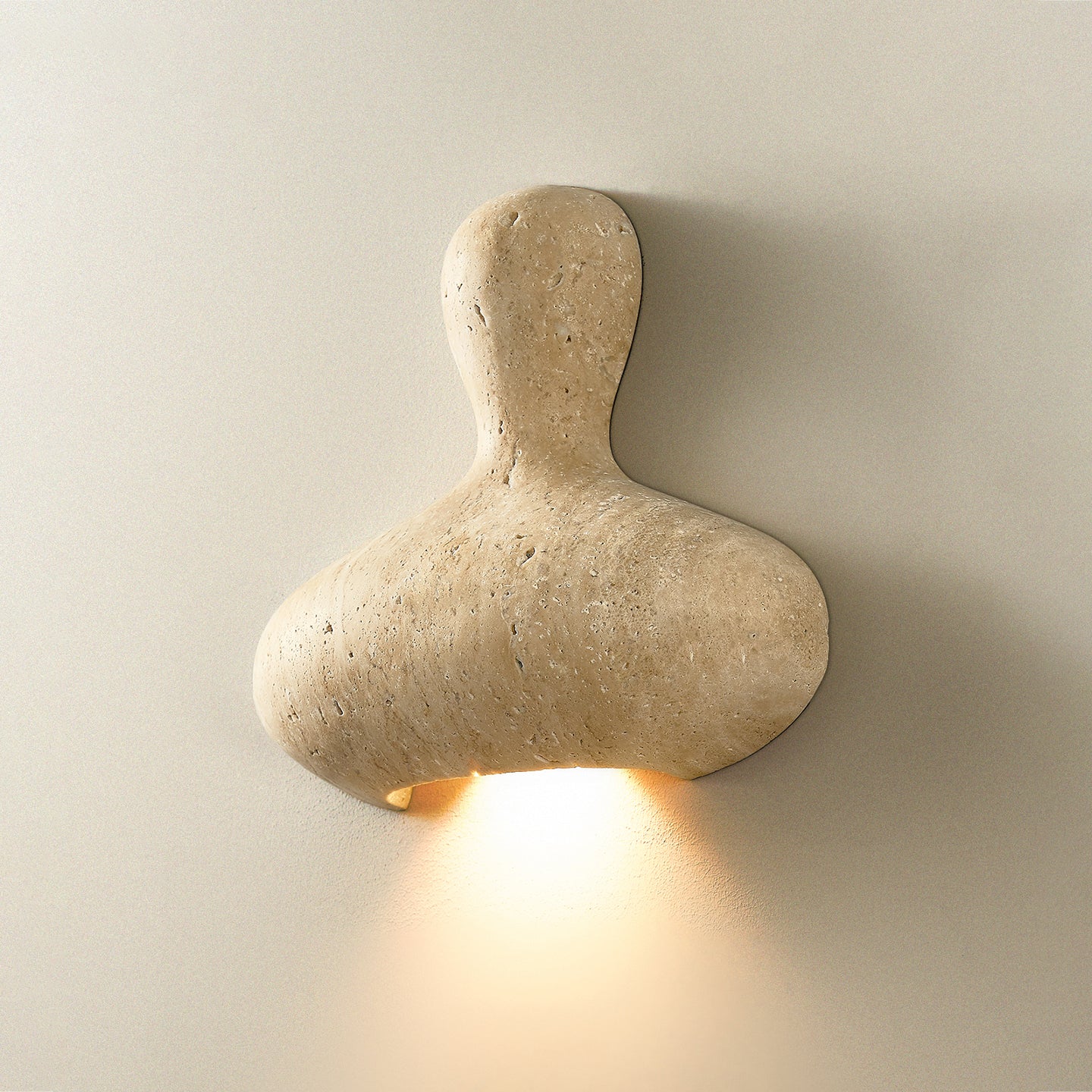 Zeloror Individual Creativity Travertine Wall Lamp - Lamp Copper