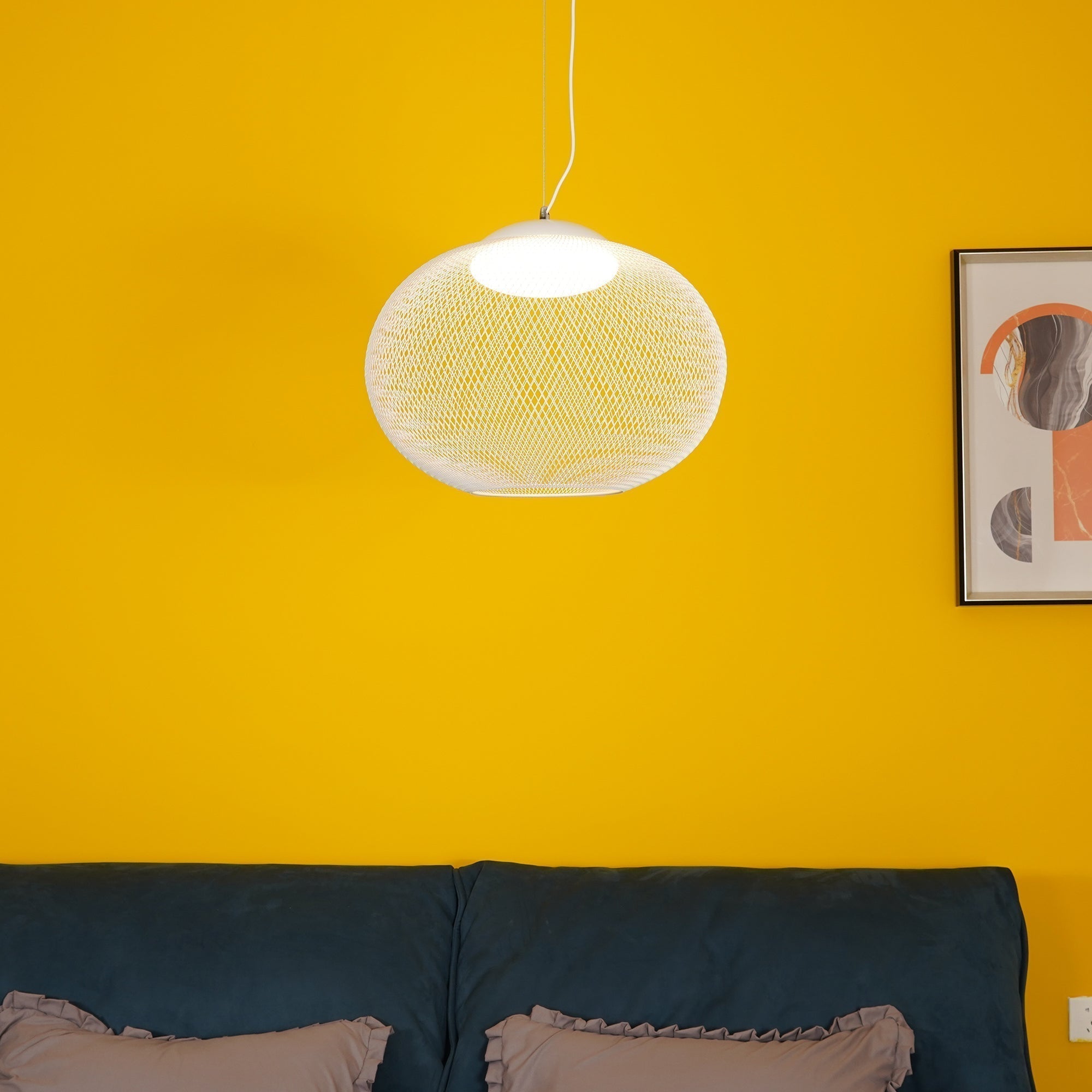 Metallic Meshwork Pendant Lamp - Letslighting