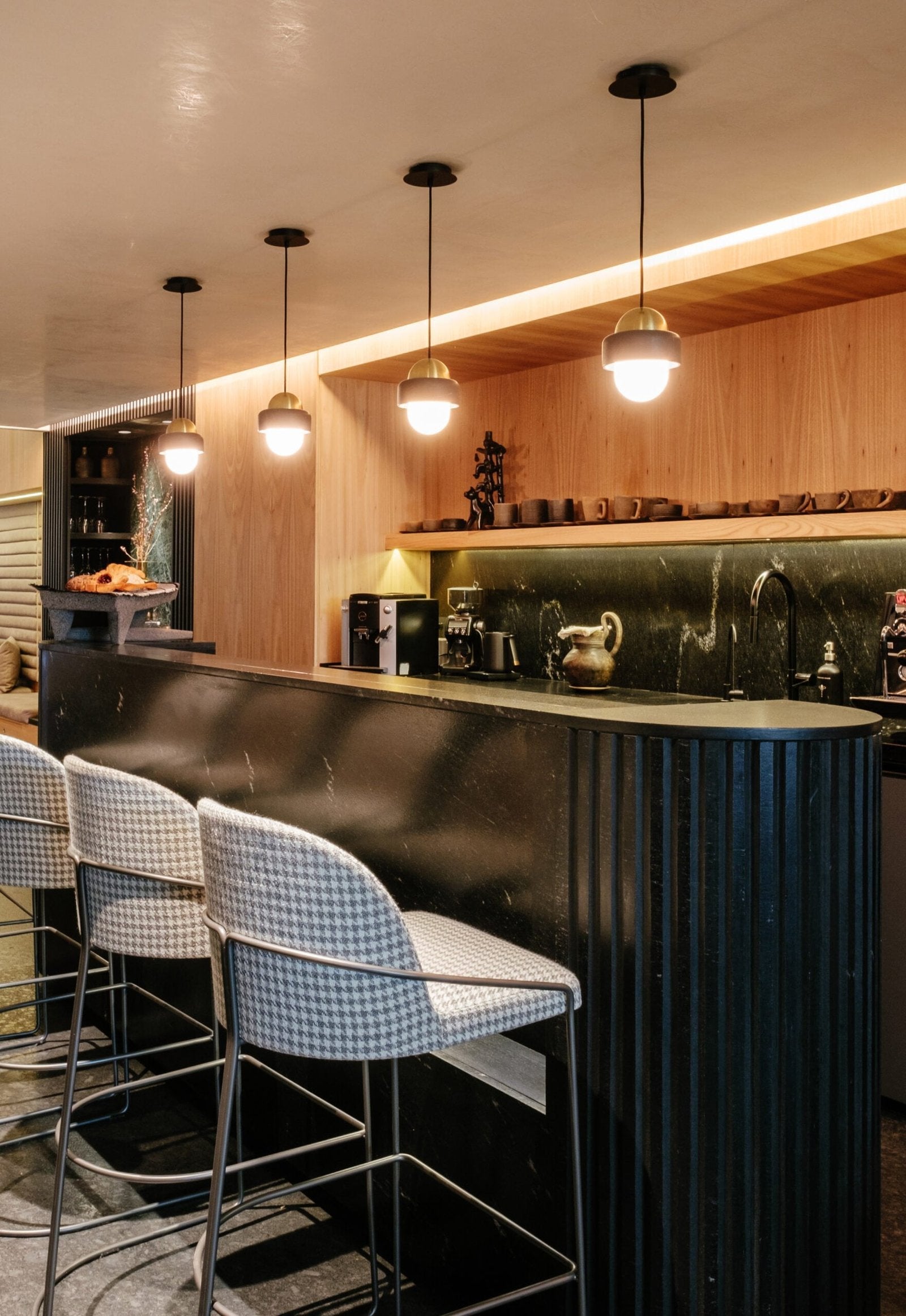 Elliren Modern Minimalist Marble Glass Pendant Lamp - Lamp Copper