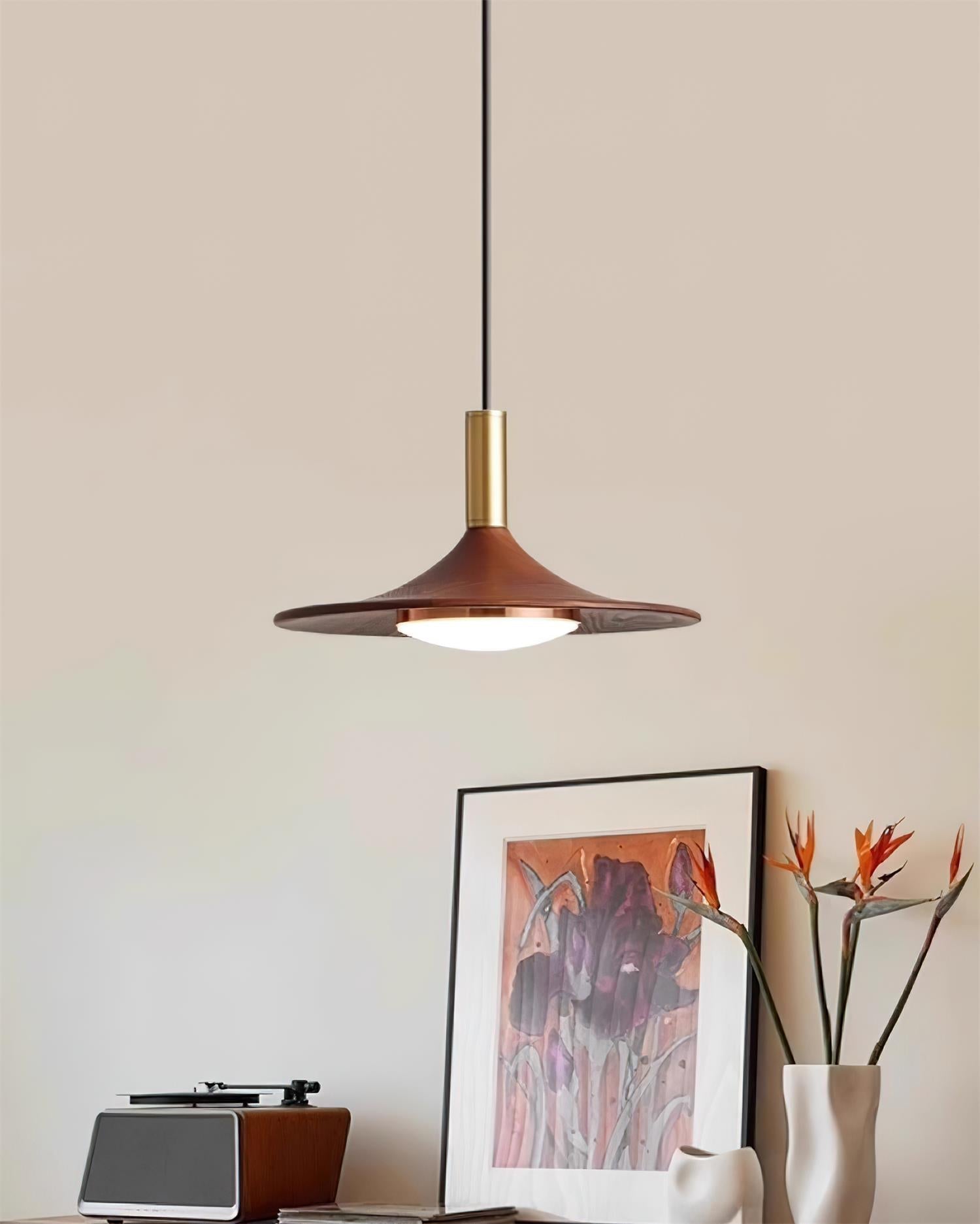 Pend­­ant Light Hat Shape Midcentury - Letslighting