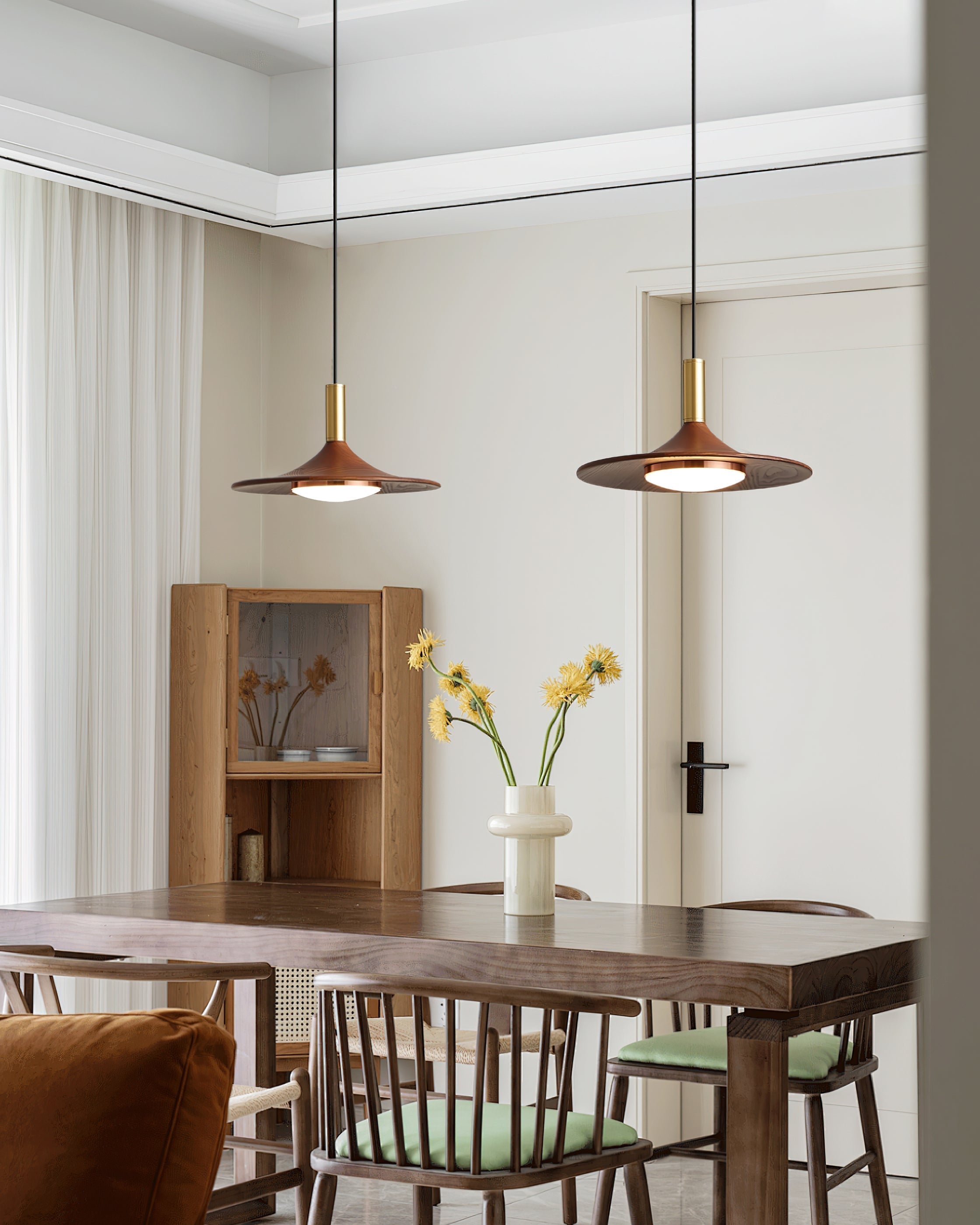 Pend­­ant Light Hat Shape Midcentury - Letslighting