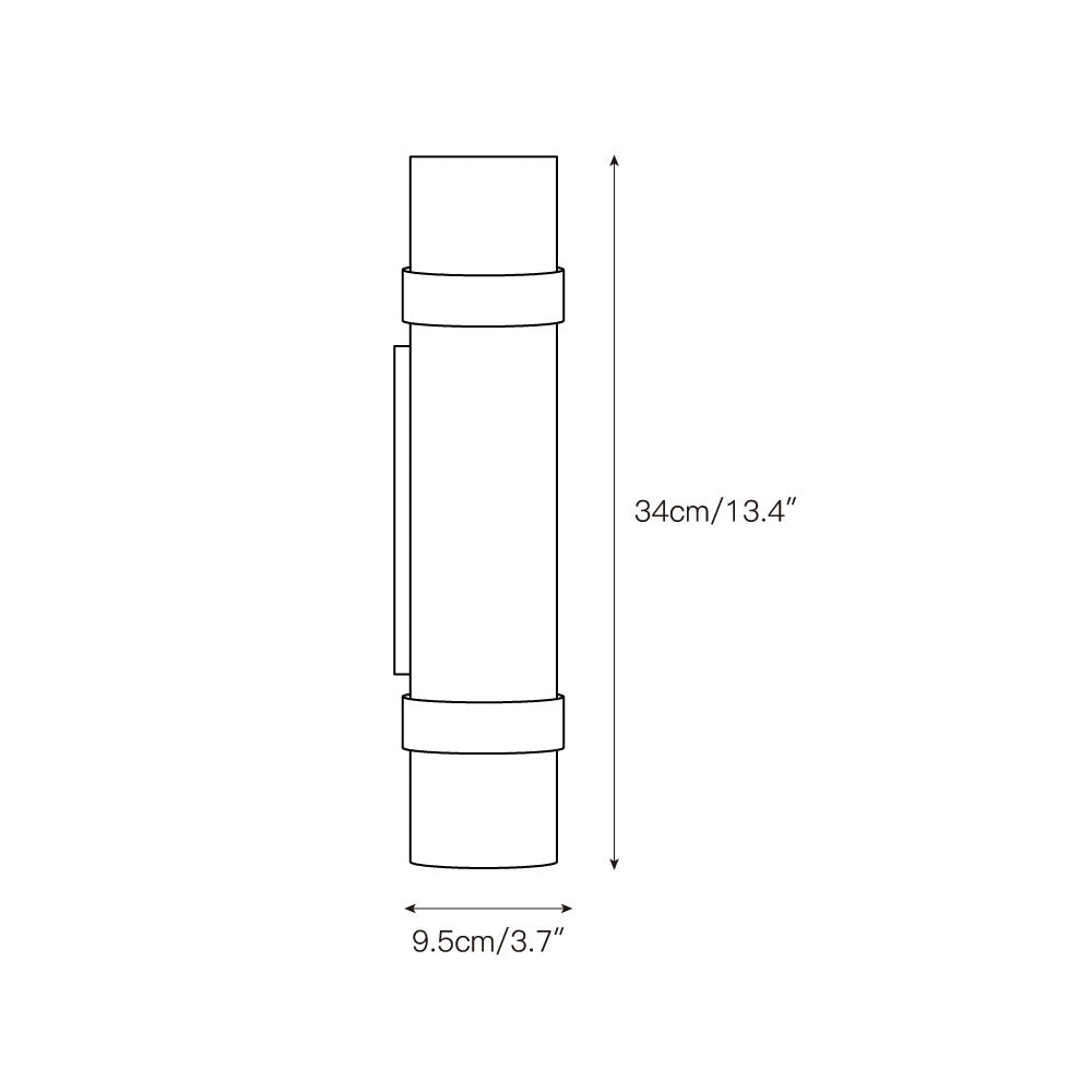 Zavaran Modern Minimalist Metal Onyx Wall Lamp - Lamp Copper