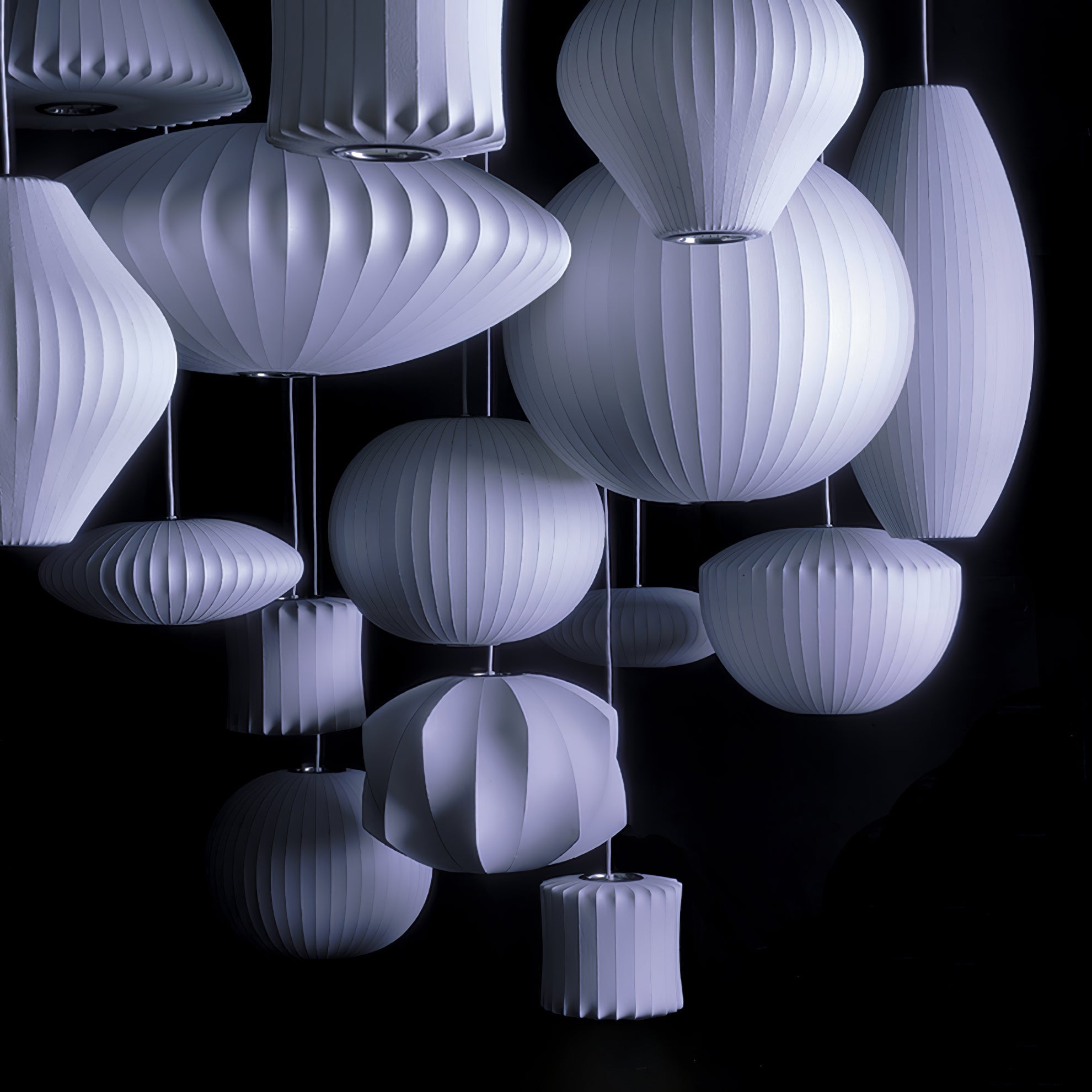 Bubble Mulberry Silk Pendant Lamp - Letslighting
