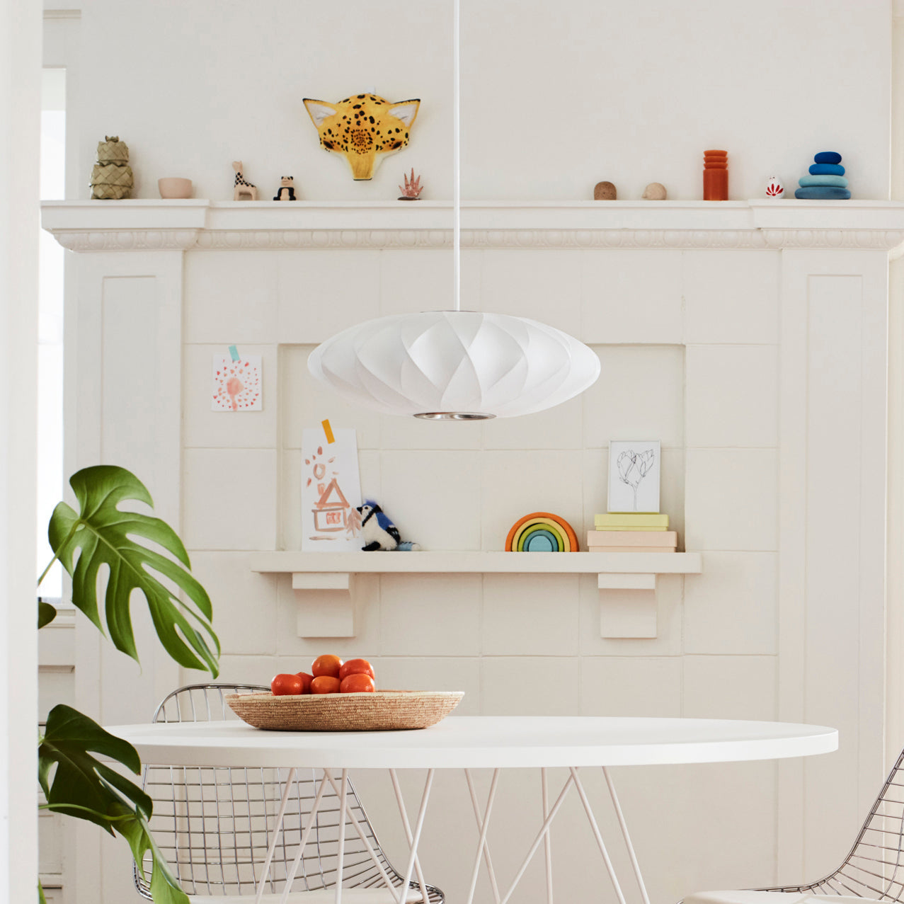 Bubble Mulberry Silk Pendant Lamp - Letslighting