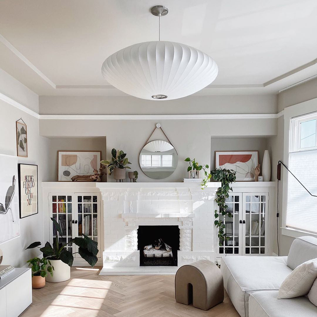 Bubble Mulberry Silk Pendant Lamp - Letslighting