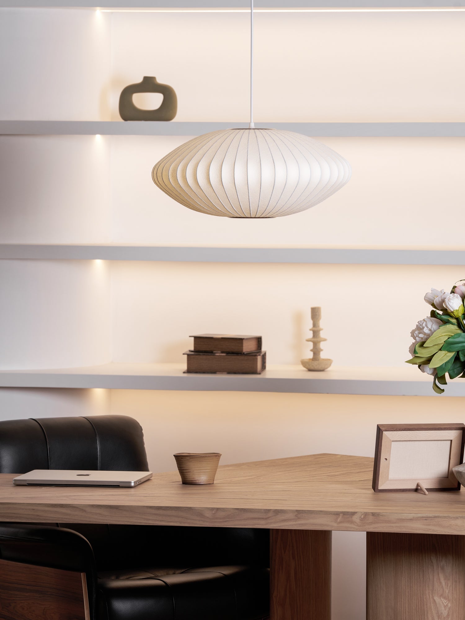 Bubble Mulberry Silk Pendant Lamp - Letslighting