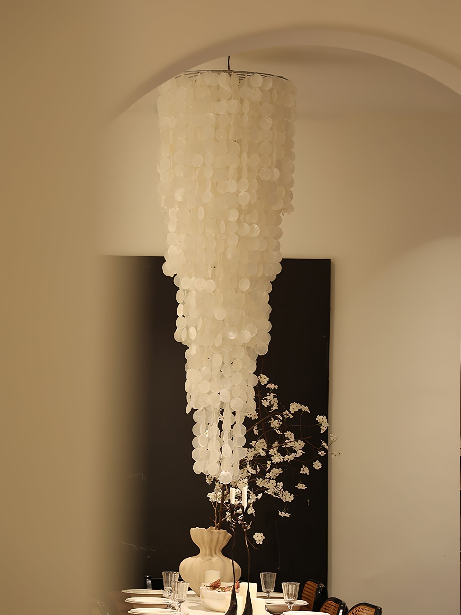 Eloryra Cascading Glass Chandelier - Letslighting