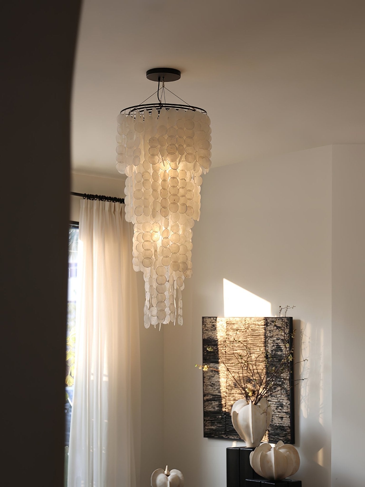 Eloryra Cascading Glass Chandelier - Letslighting