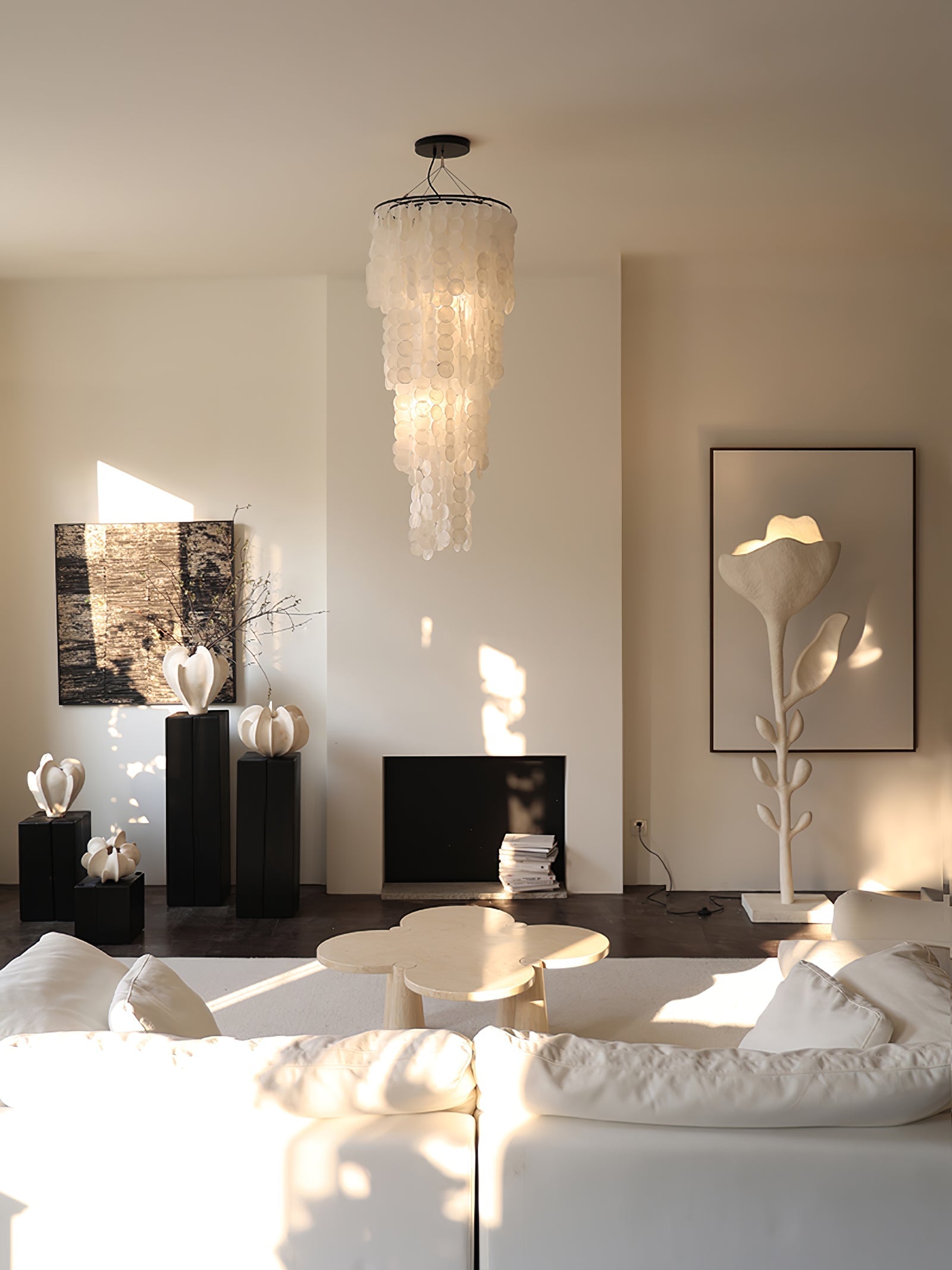Eloryra Cascading Glass Chandelier - Letslighting