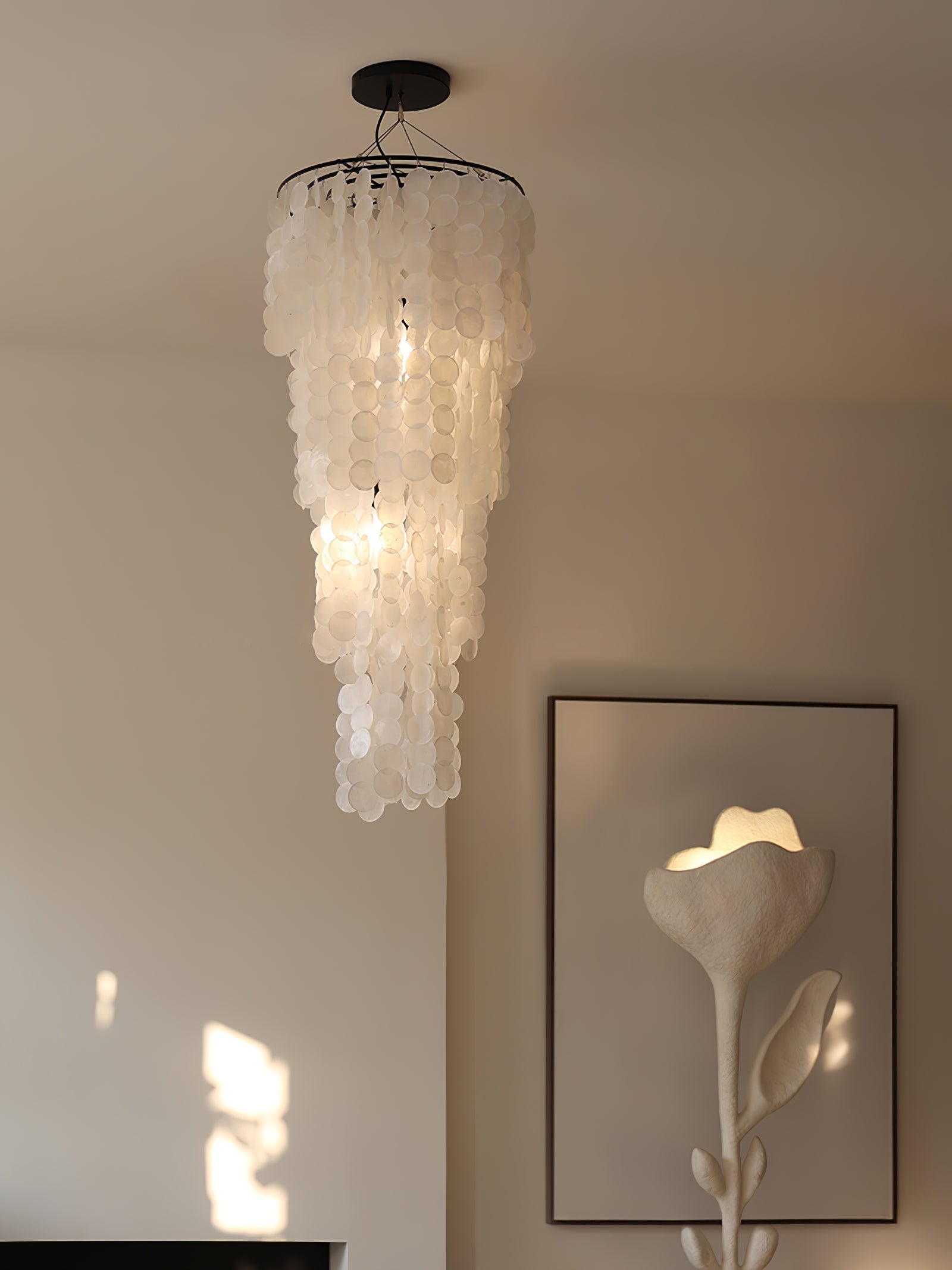Eloryra Cascading Glass Chandelier - Letslighting