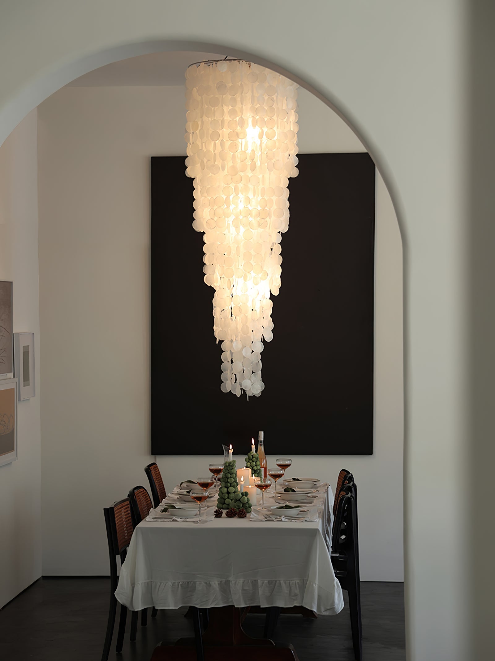 Eloryra Cascading Glass Chandelier - Letslighting