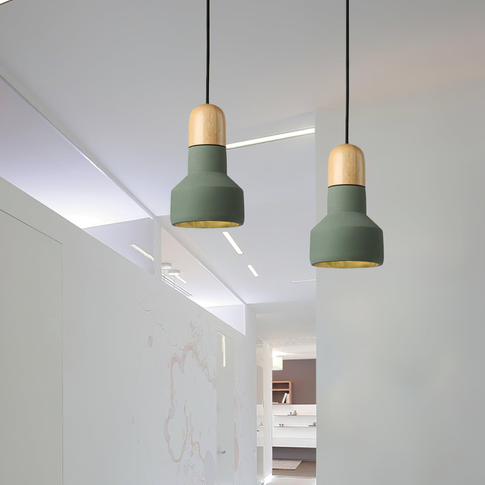 Trio Rustic Wood Pendant Light - Letslighting