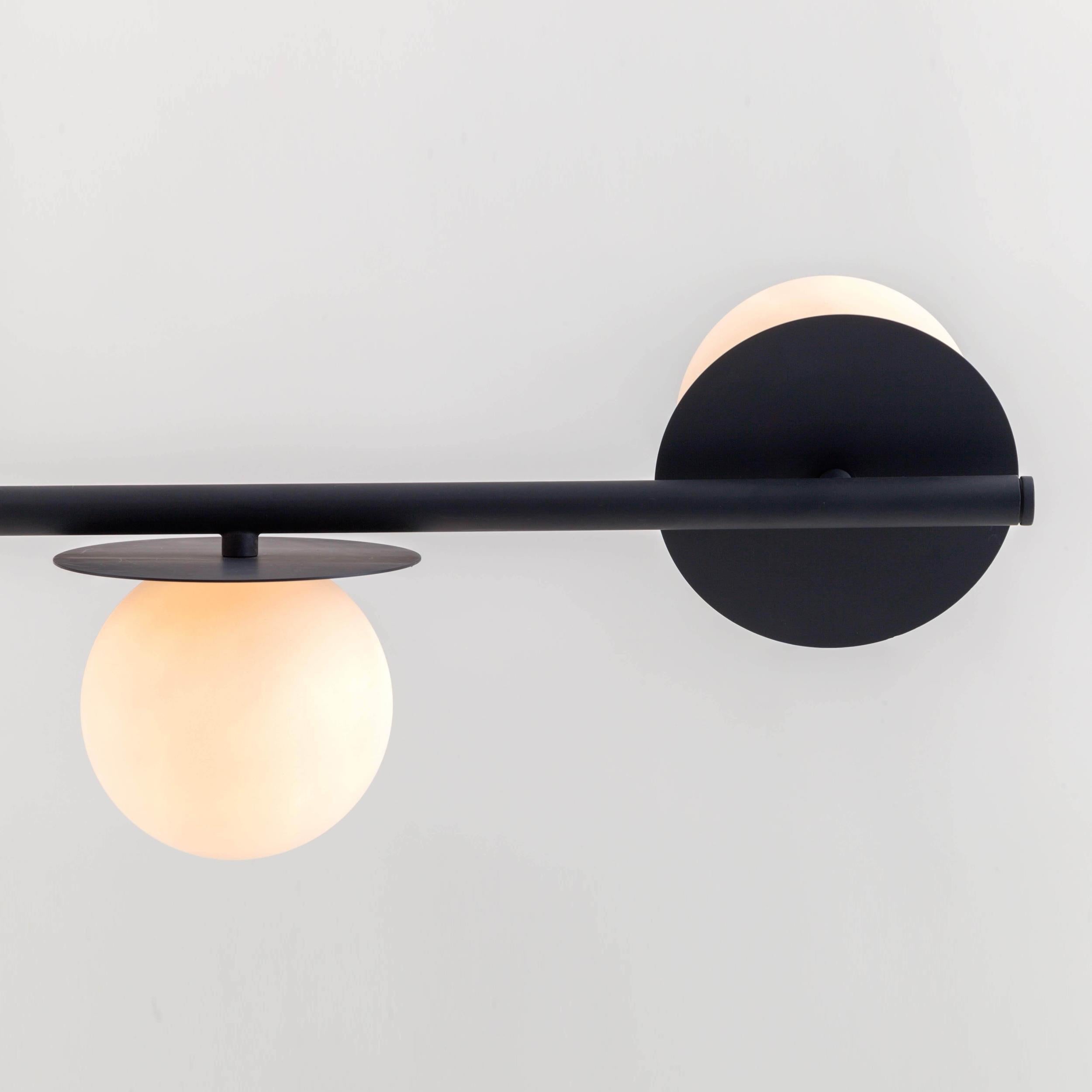 Evvararis Modern Minimalist Brass Glass Chandelier - Lamp Copper