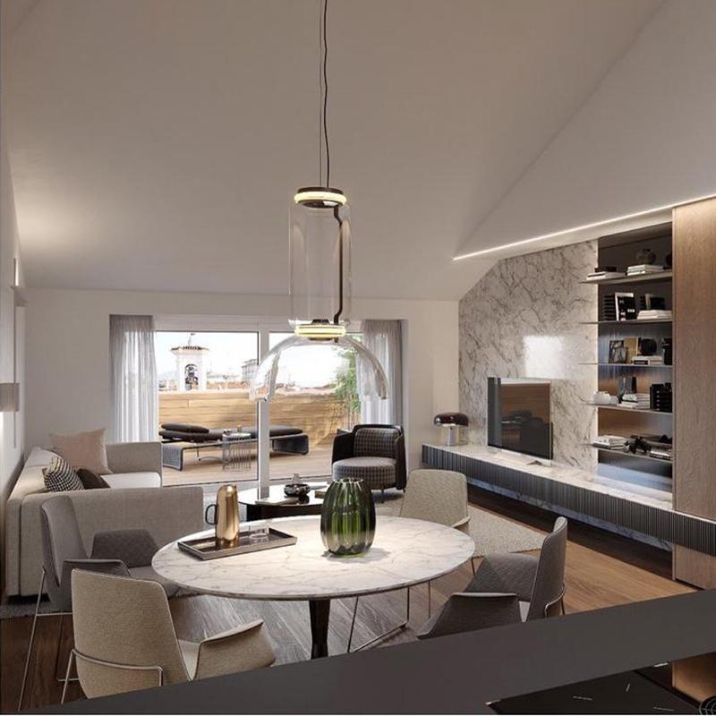 Cylindrical LED Pendant Light - Letslighting