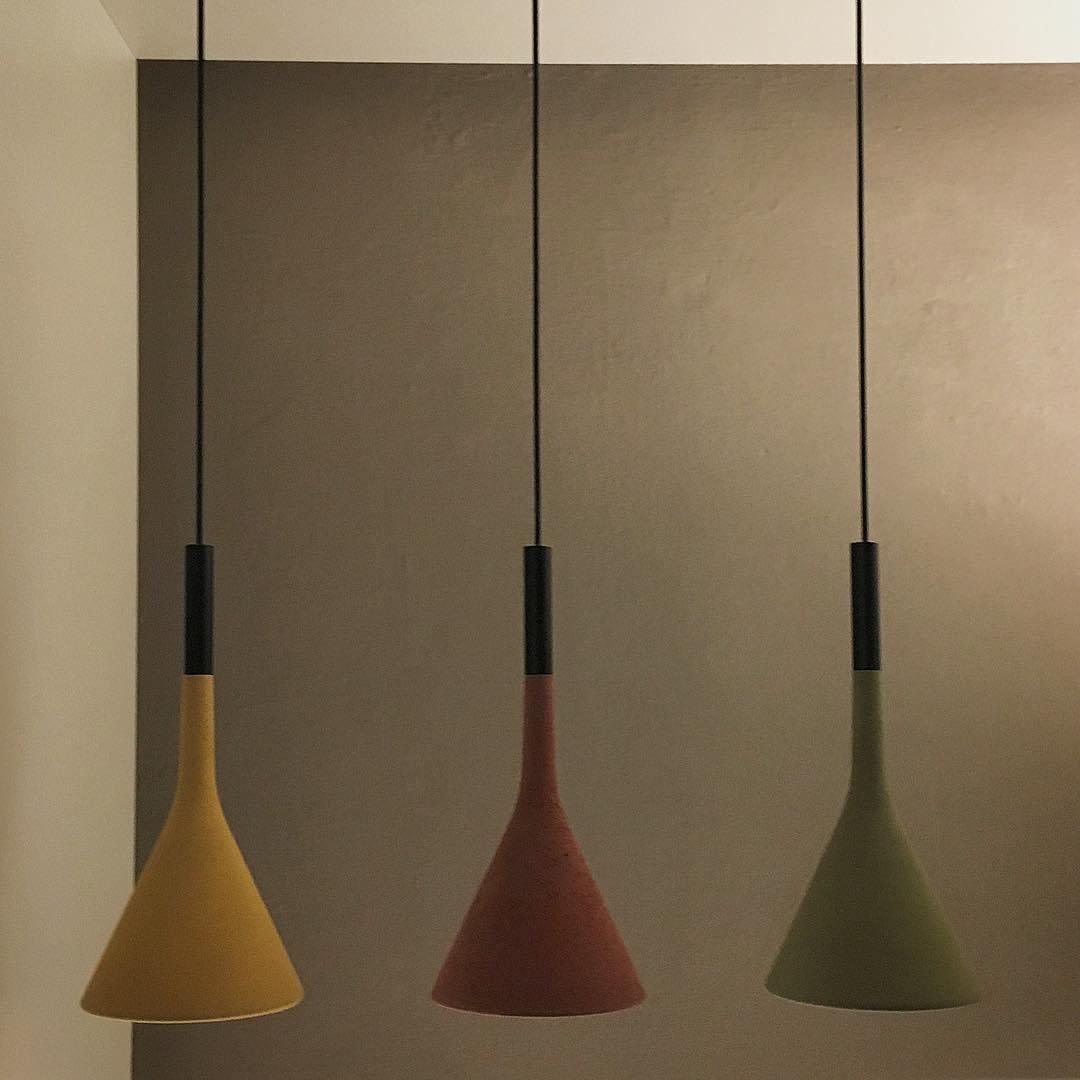Conical Concrete Pendant Light - Letslighting