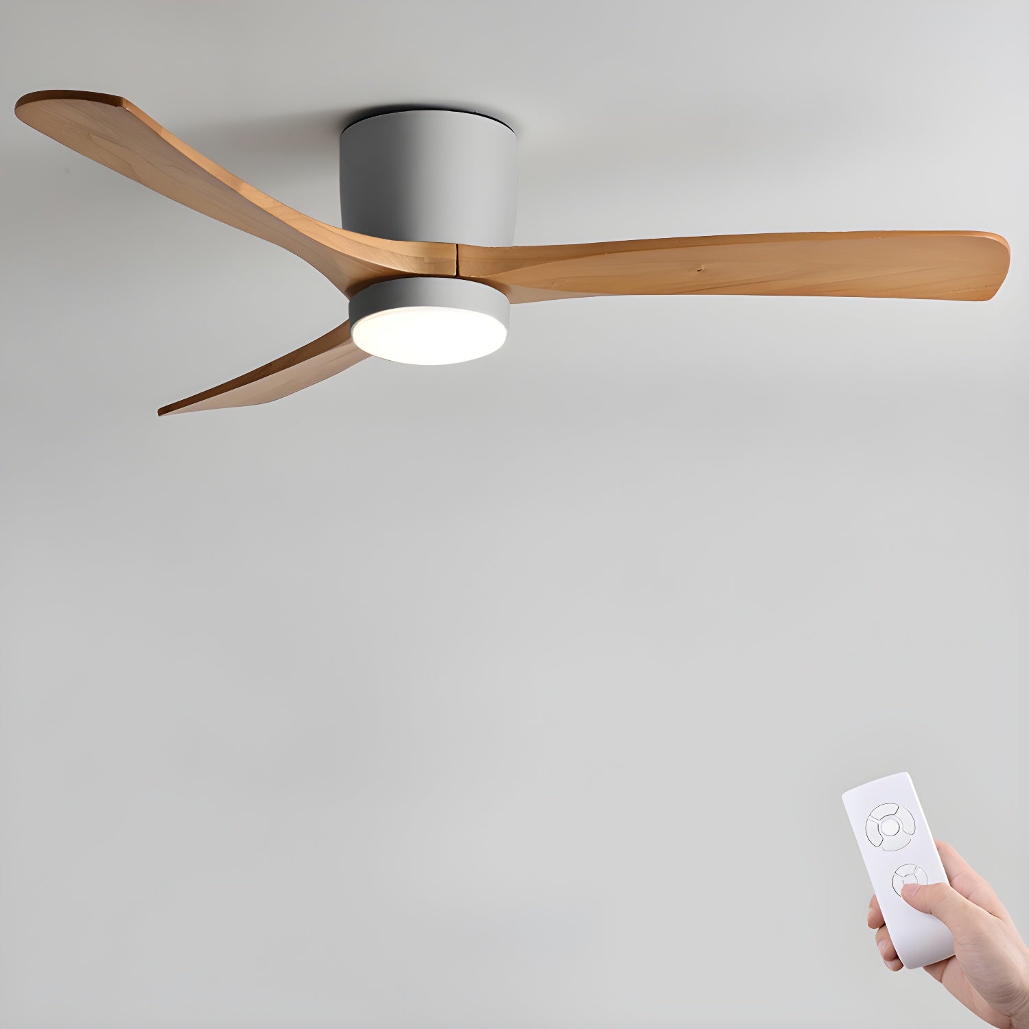 Nielsen Ventilador de Techo Nórdico de Madera con Luz de  Pulgadas