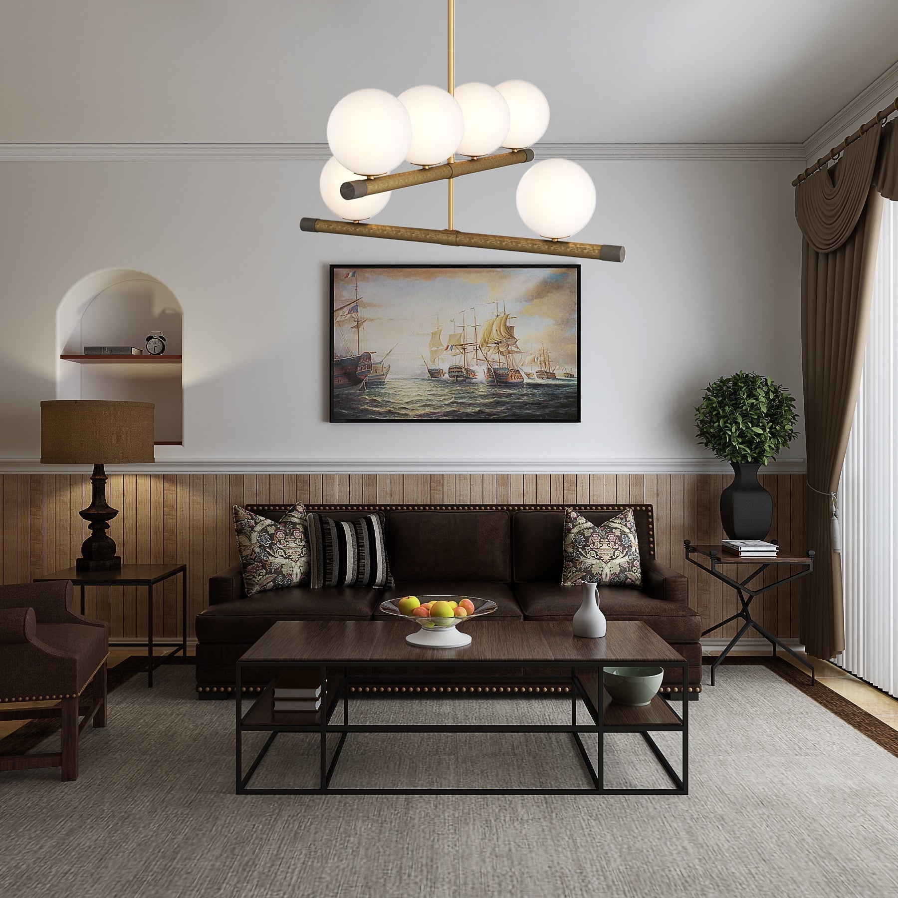 Riley Modern Metal Chandelier - Letslighting