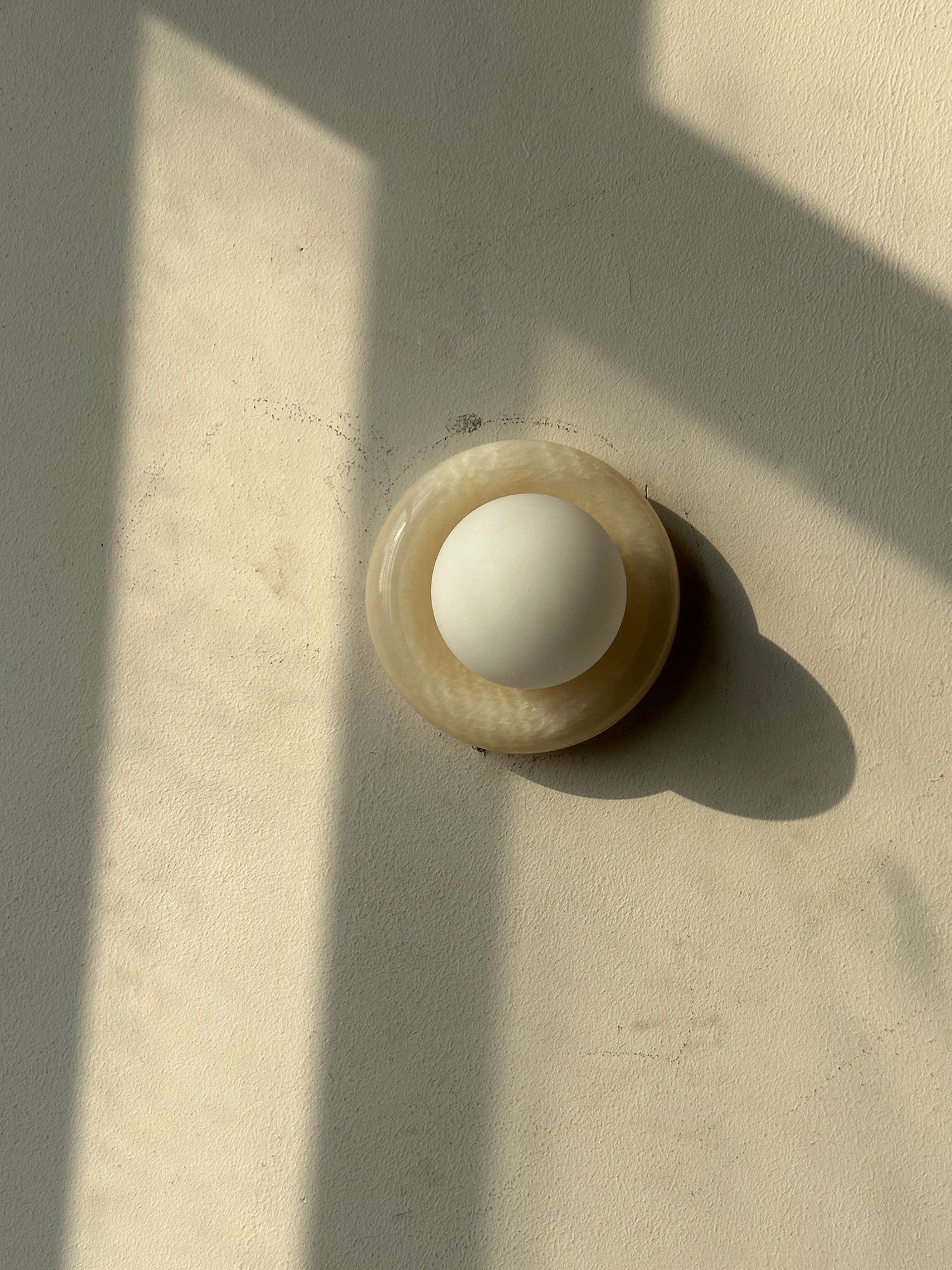 Cemaros Modern Minimalist Jade Glass Wall Lamp - Lamp Copper