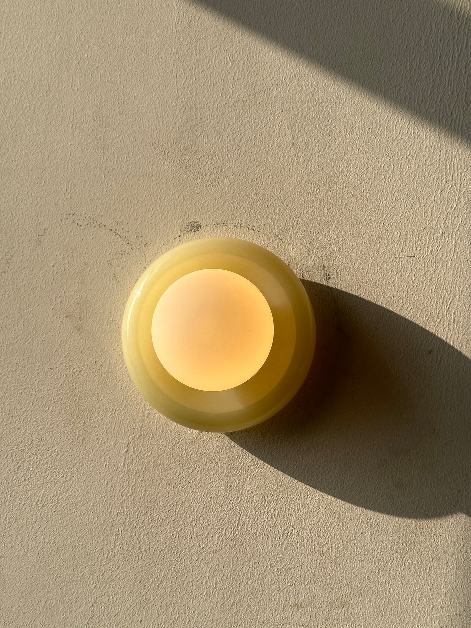 Cemaros Modern Minimalist Jade Glass Wall Lamp - Lamp Copper